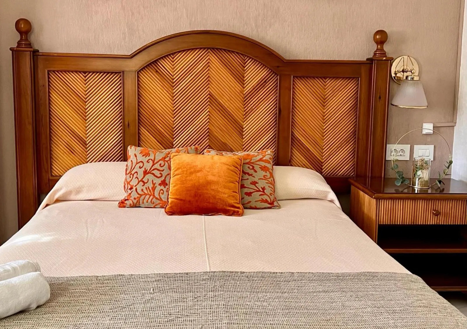 Bed in Hotel Atlántico Centro