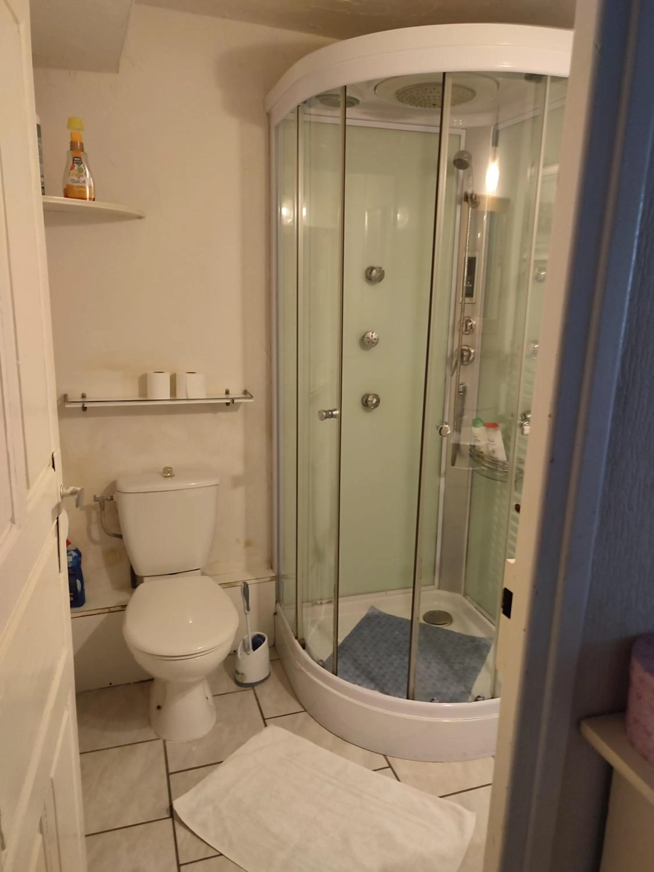 Shower in Chateau View Chambres d'hôtes