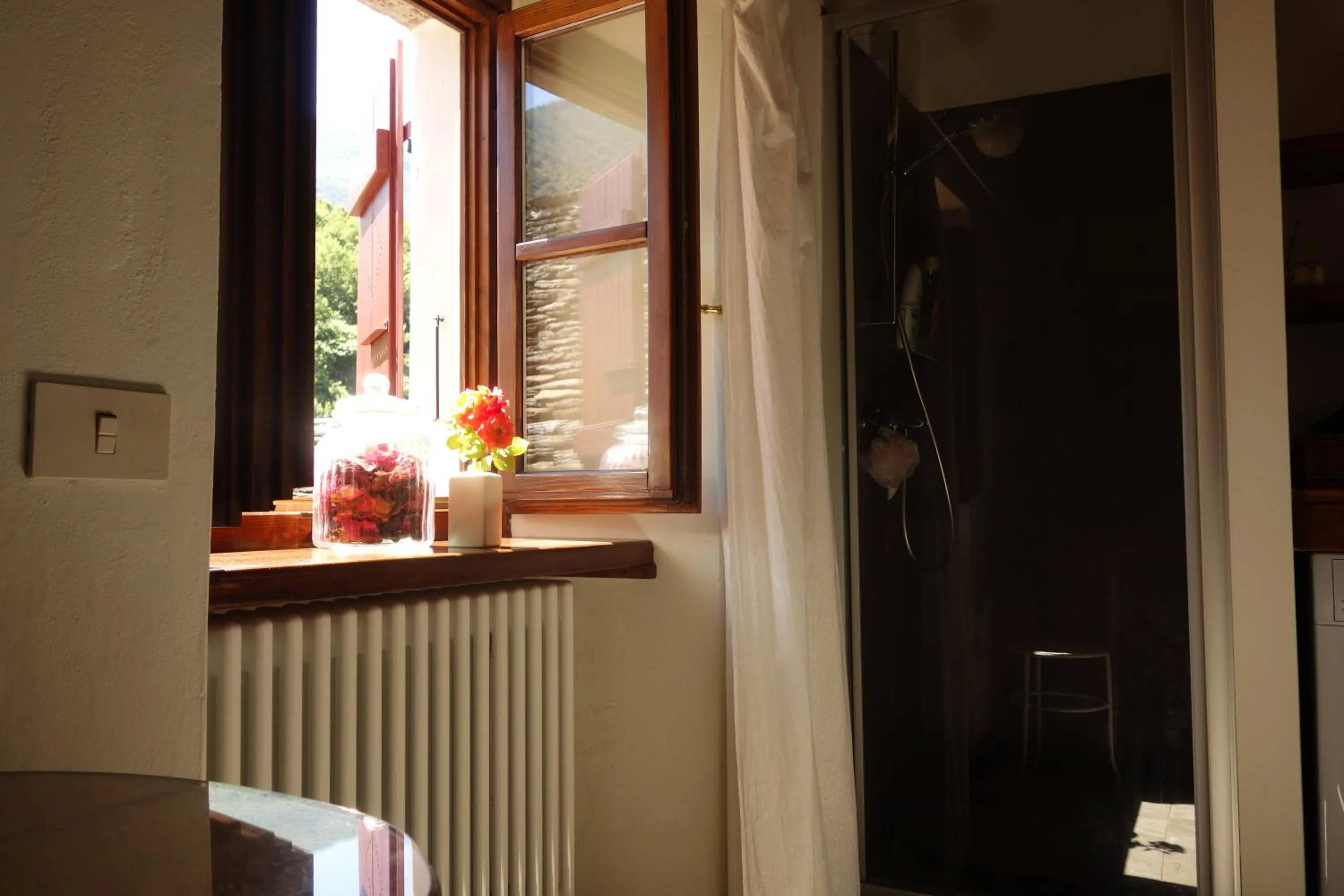 Shower in Bed & Breakfast Uvablu