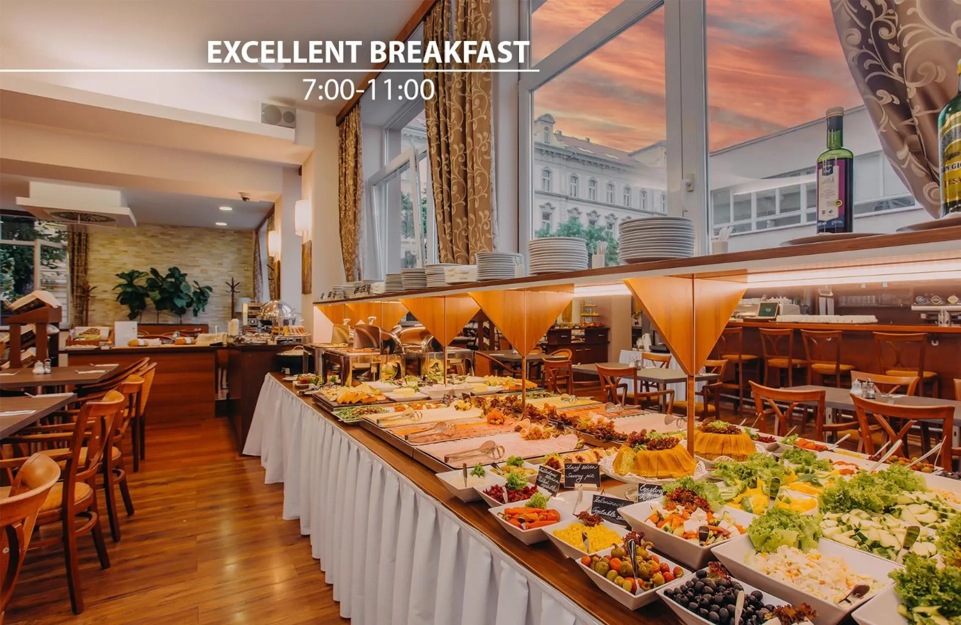 Breakfast in COLORFACTORY SPA Hotel - Czech Leading Hotels