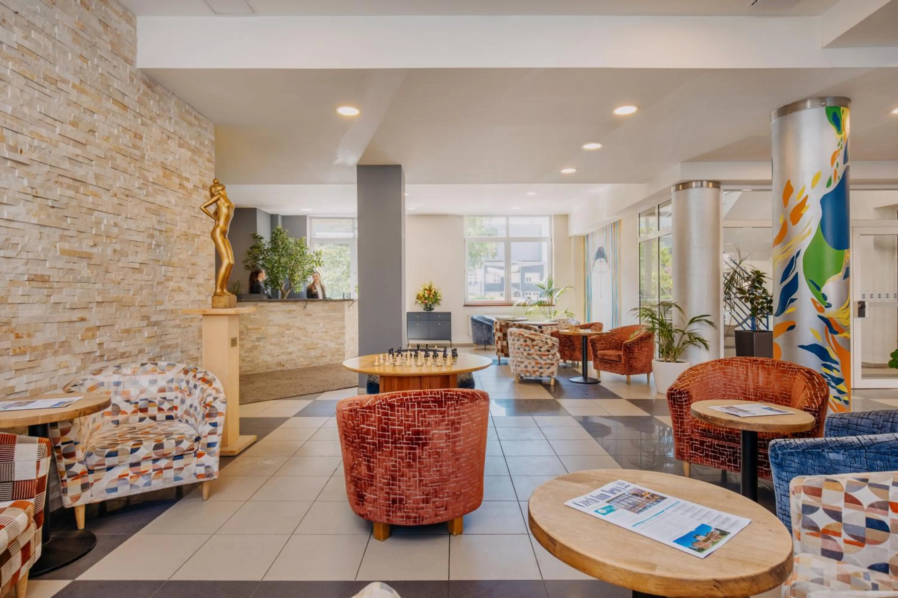 Lobby or reception in COLORFACTORY SPA Hotel - Czech Leading Hotels