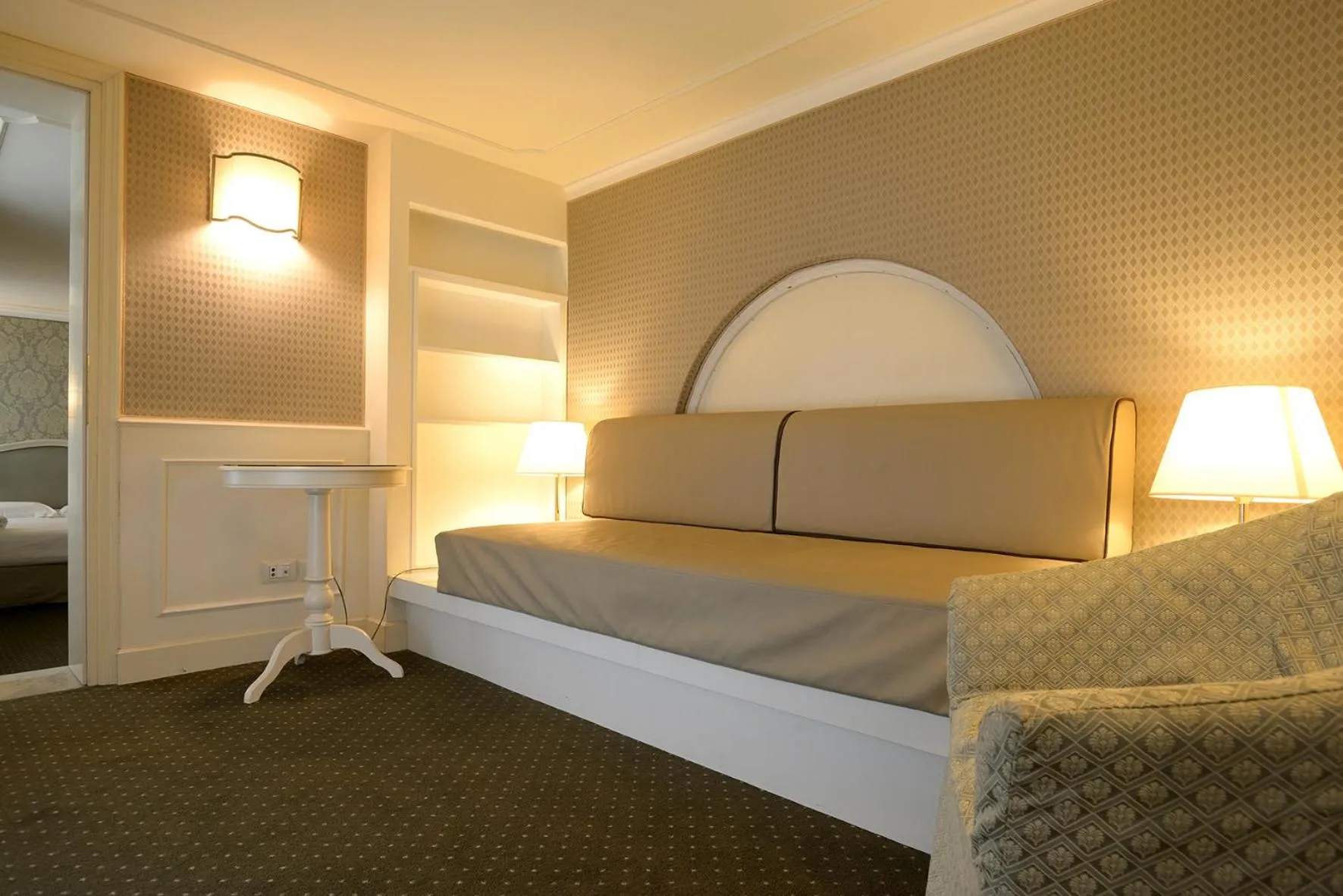 Seating area, Bed in Corte Barozzi Venice Suites