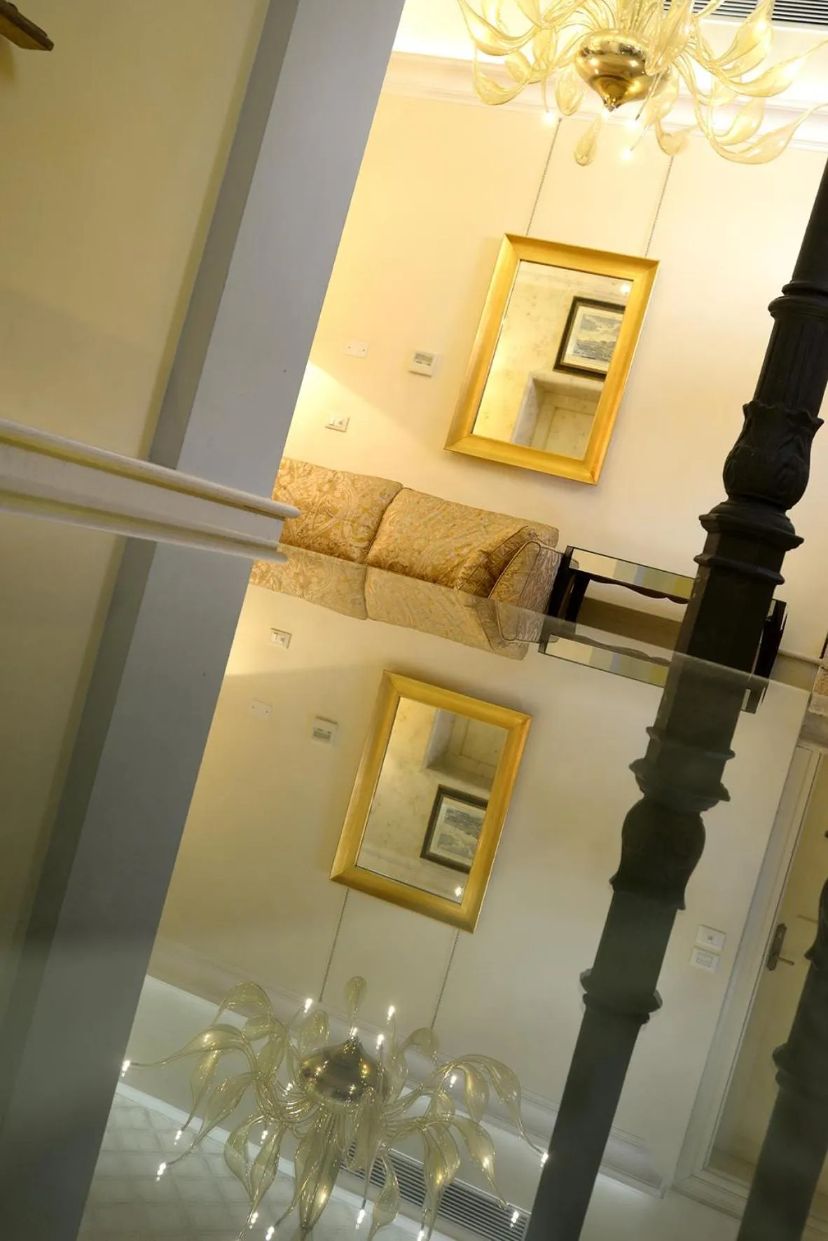 Decorative detail, Bed in Corte Barozzi Venice Suites