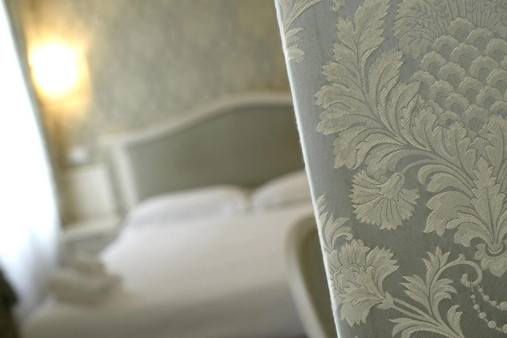 Decorative detail, Bed in Corte Barozzi Venice Suites