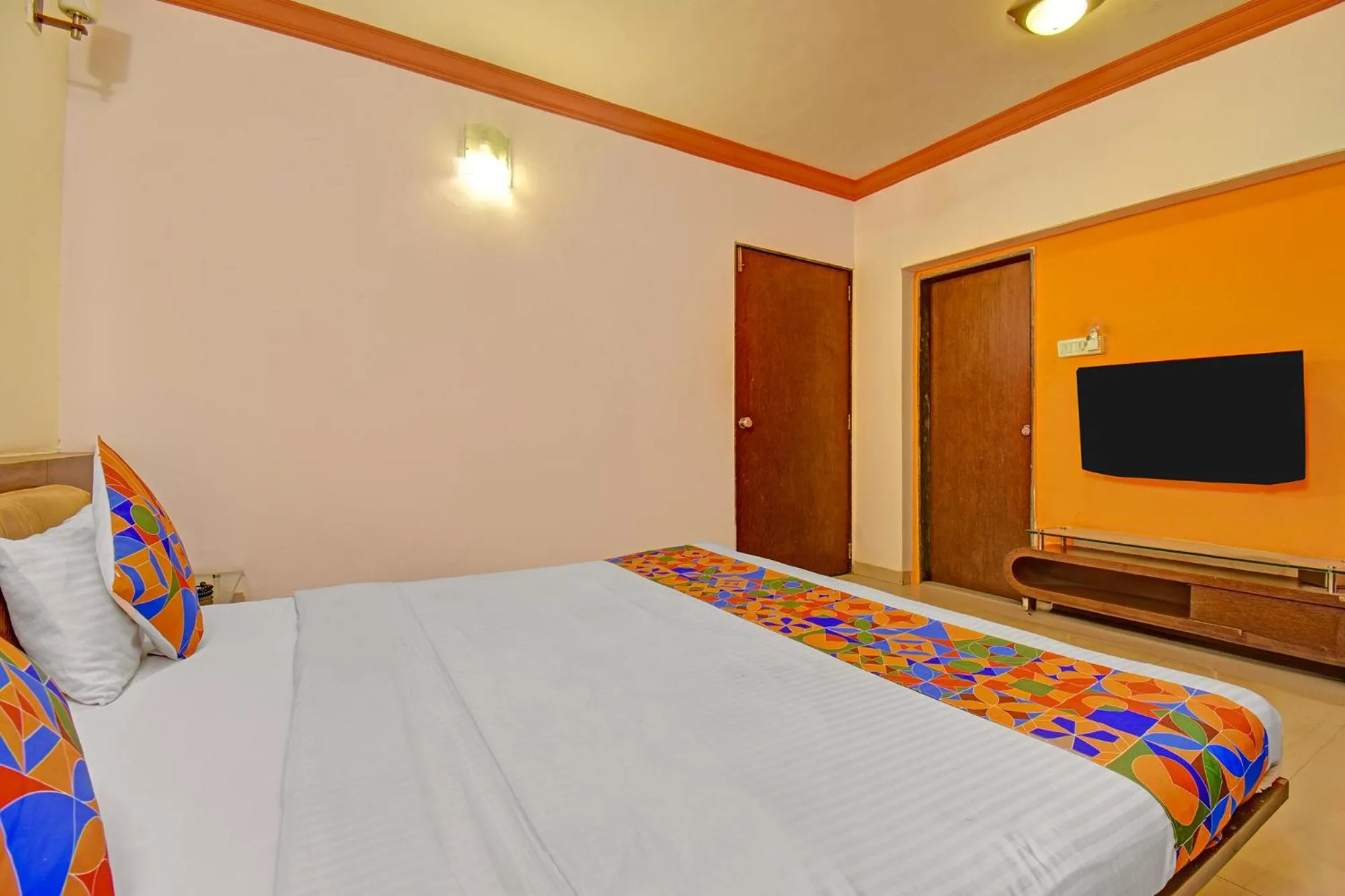 Bed in FabHotel Ajinkya Executive