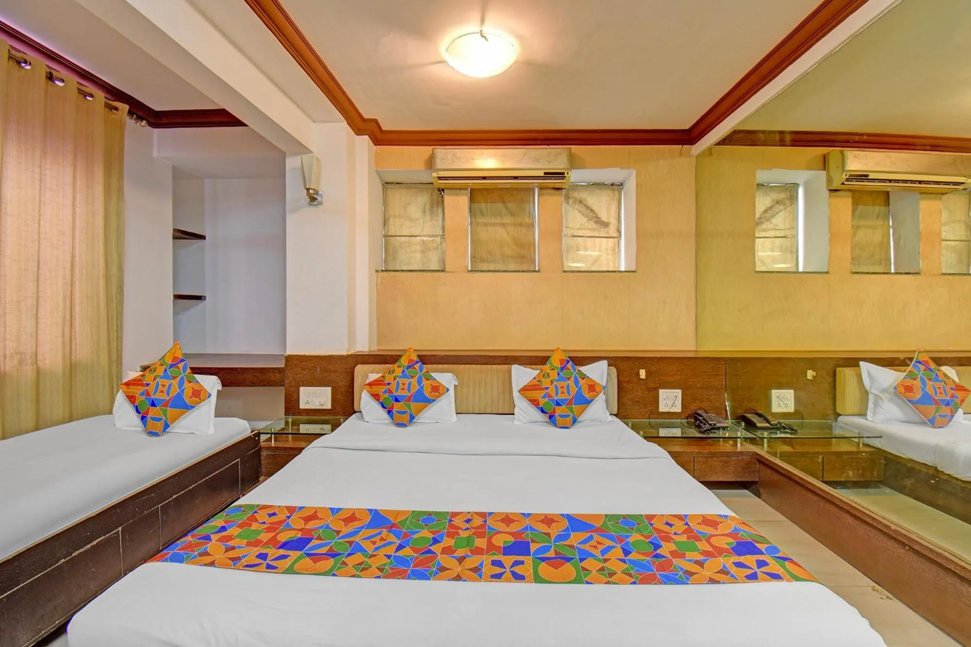 Bed in FabHotel Ajinkya Executive