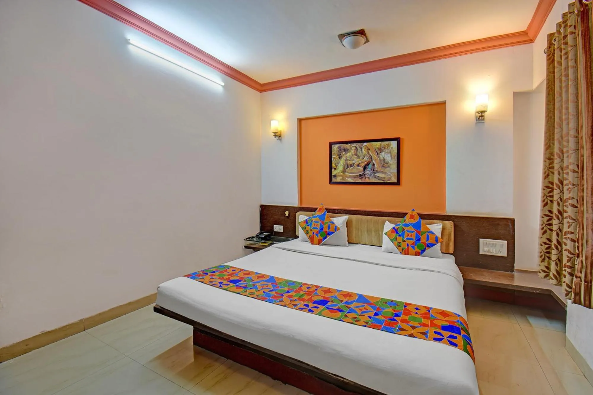 Bed in FabHotel Ajinkya Executive