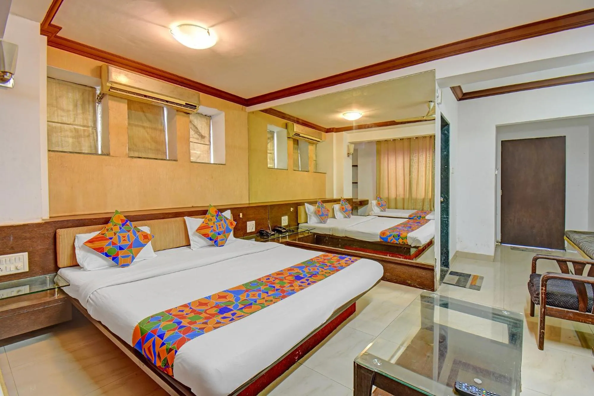 Bed in FabHotel Ajinkya Executive