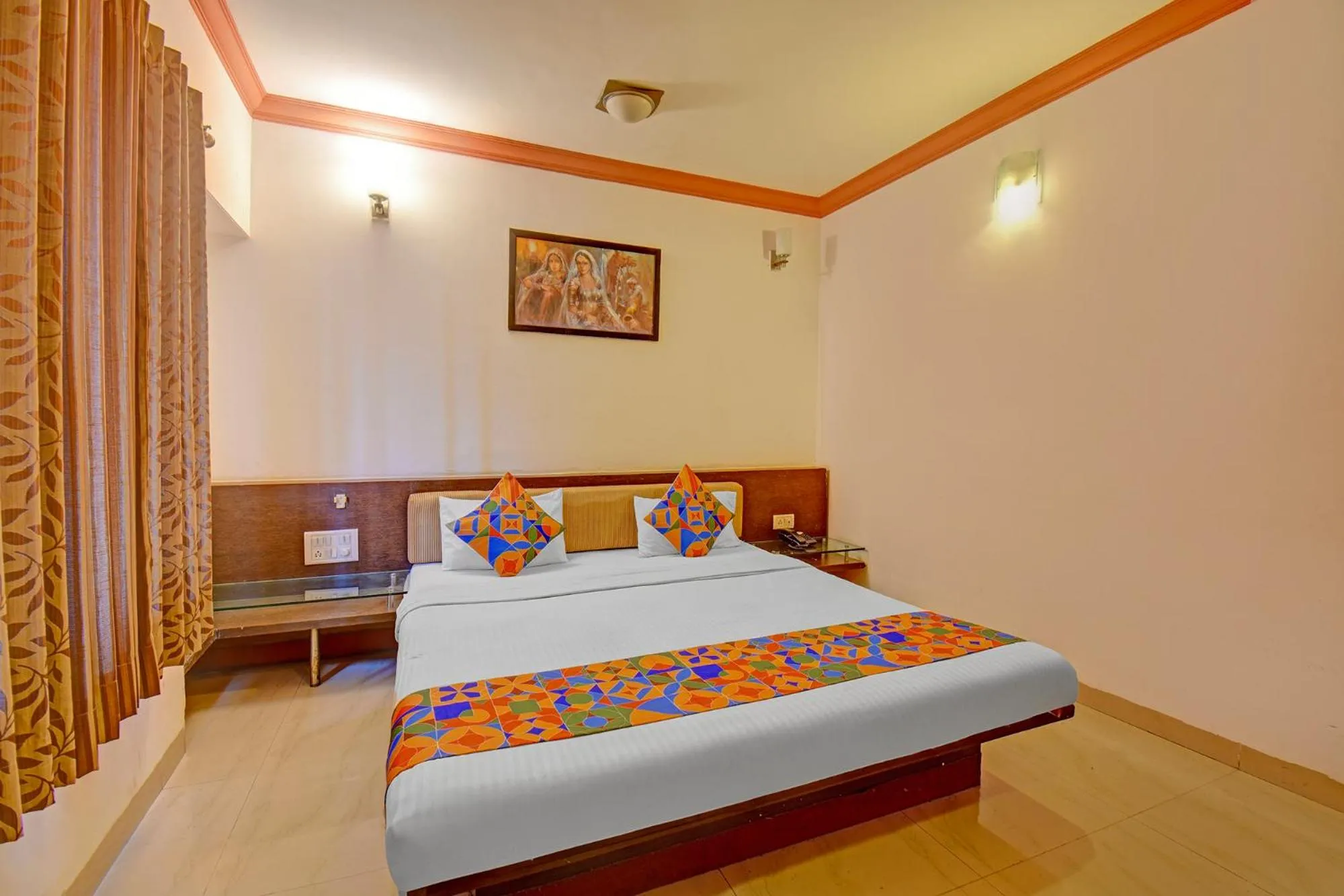 Bed in FabHotel Ajinkya Executive