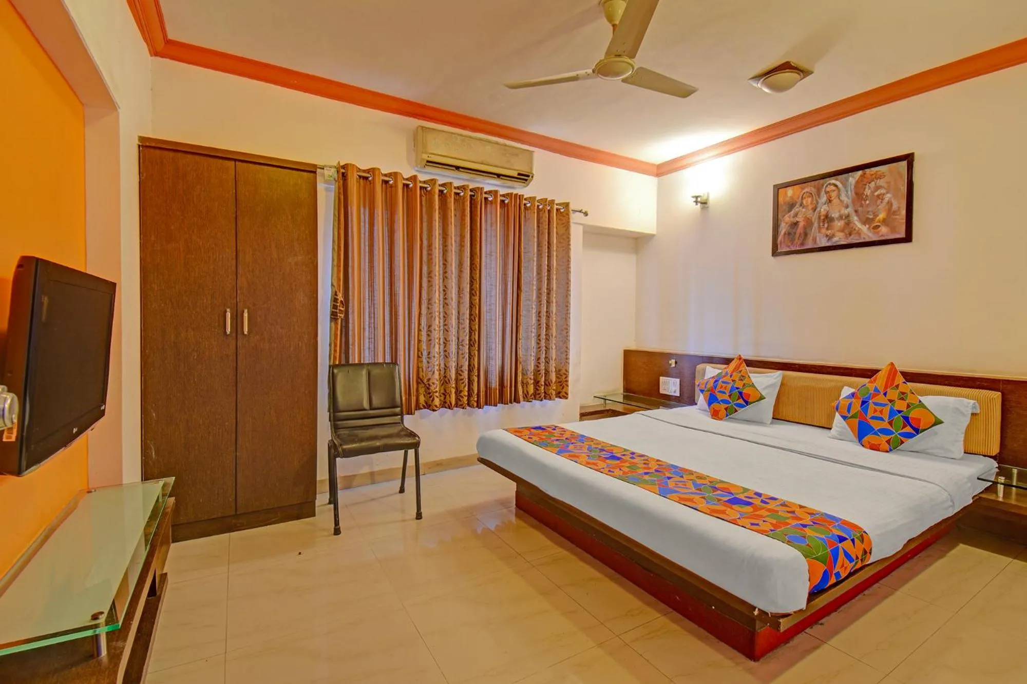 Bed in FabHotel Ajinkya Executive