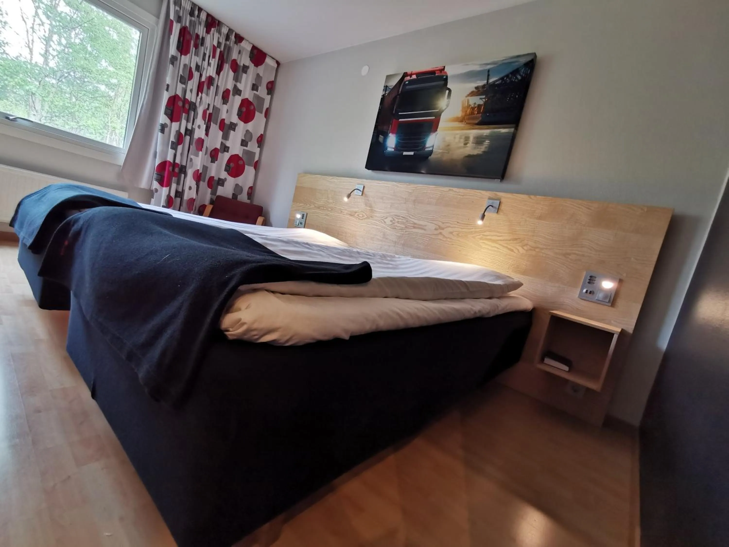 Photo of the whole room, Bed in RastPunkt Laxå
