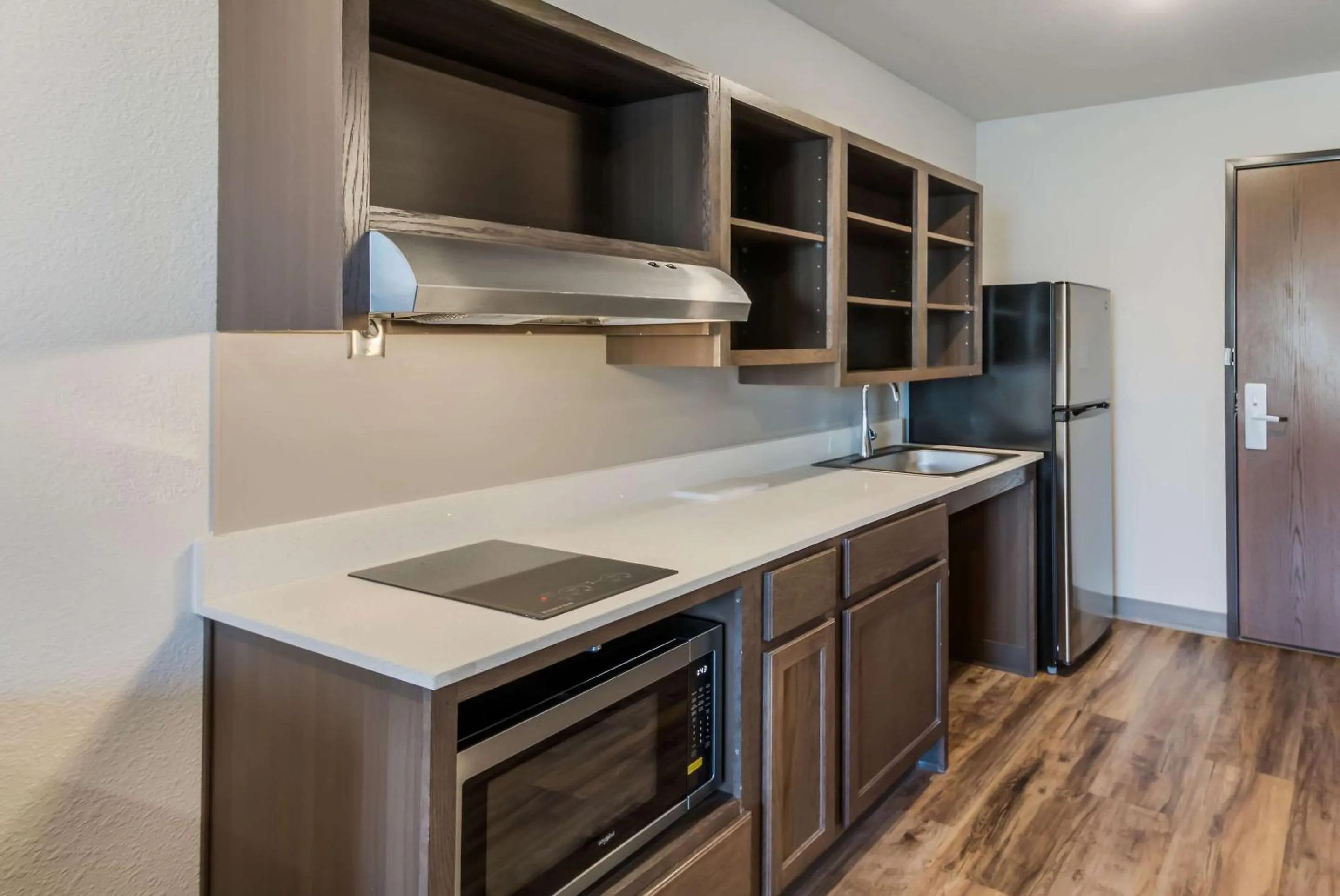 Kitchen or kitchenette in WoodSpring Suites Round Rock-Austin North
