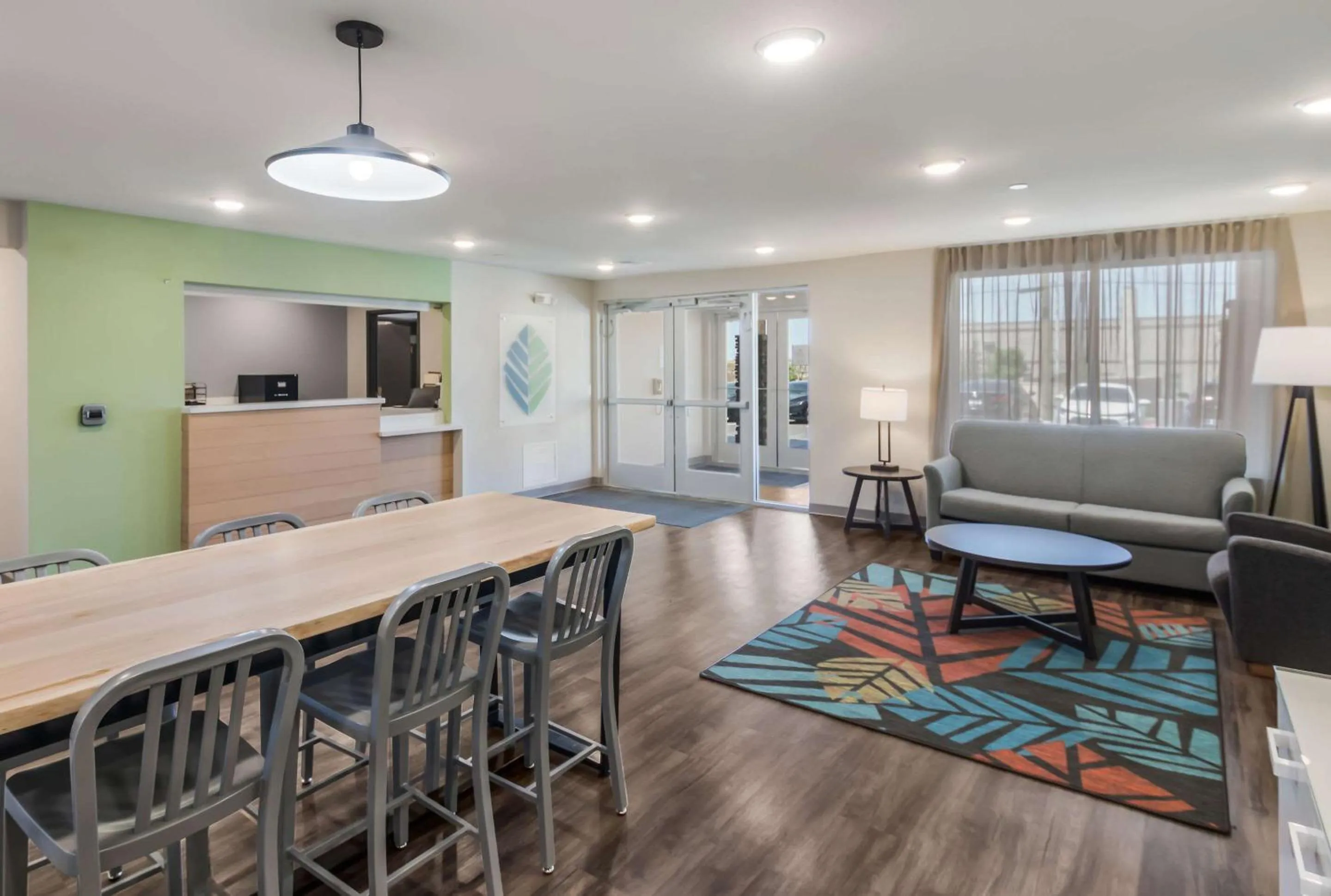 Lobby or reception in WoodSpring Suites Round Rock-Austin North