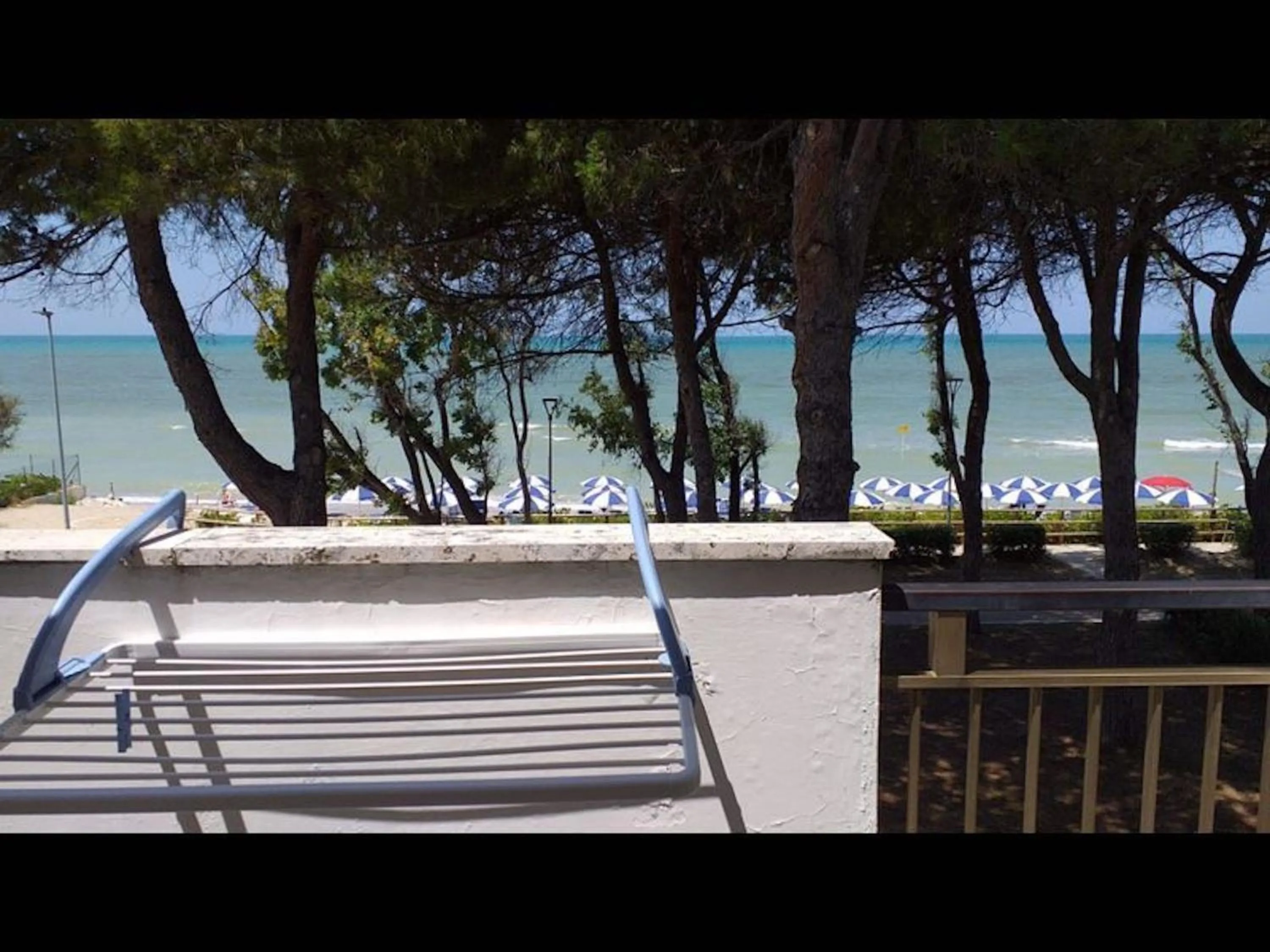 Balcony/Terrace in Spacious double room beside the sea