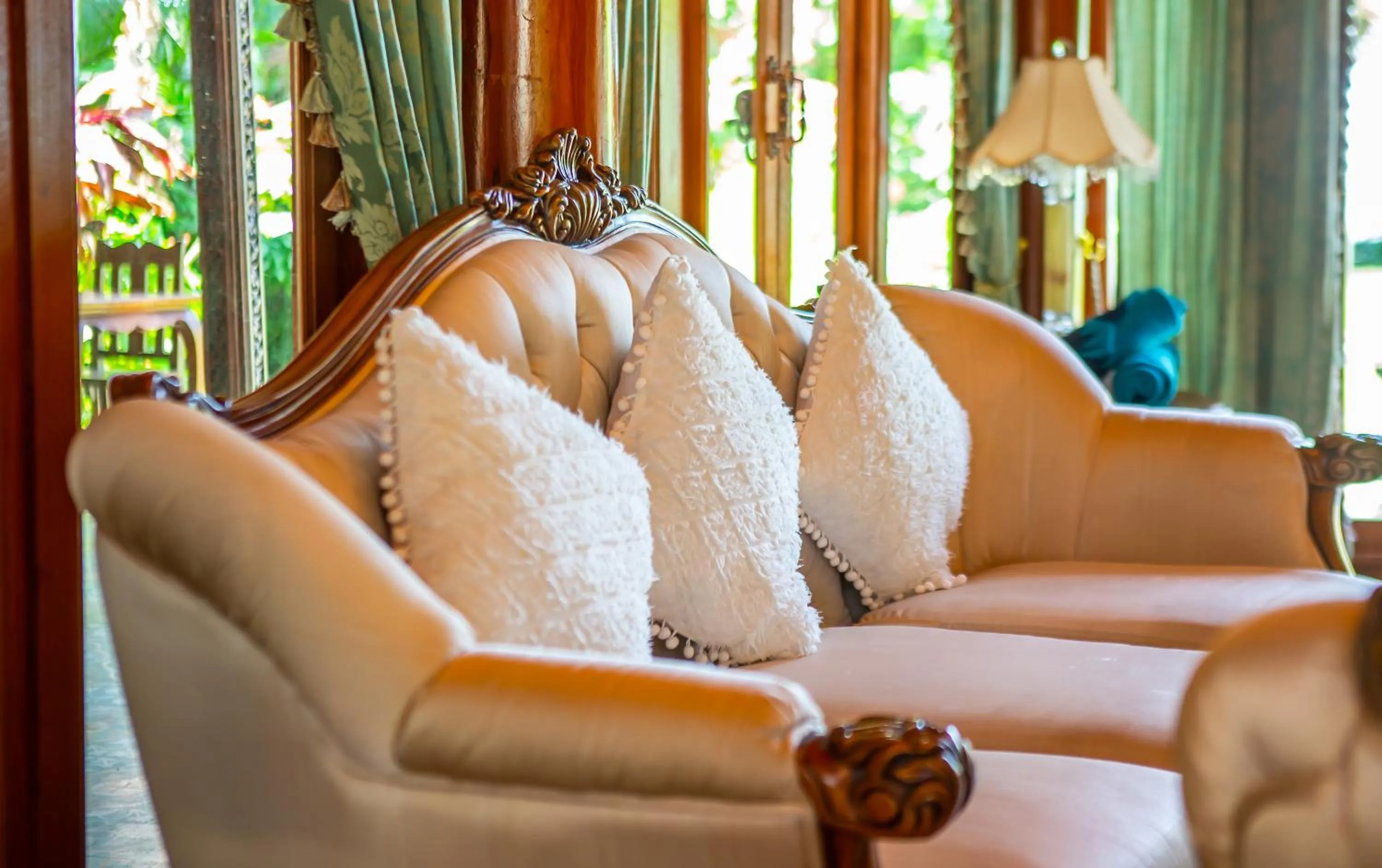 Living room in Royal Thai Villa Phuket - SHA Extra Plus