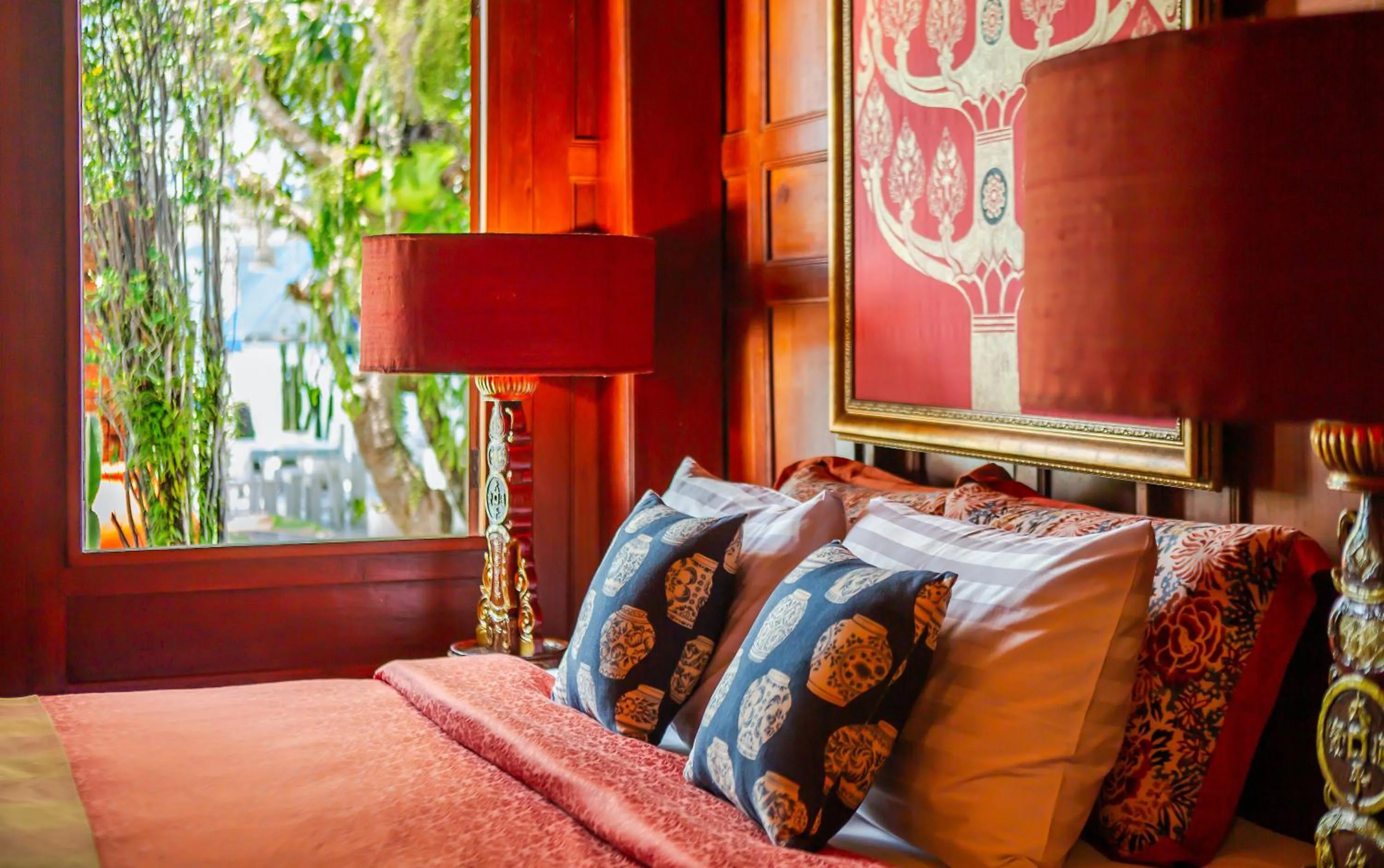 Bed in Royal Thai Villa Phuket - SHA Extra Plus