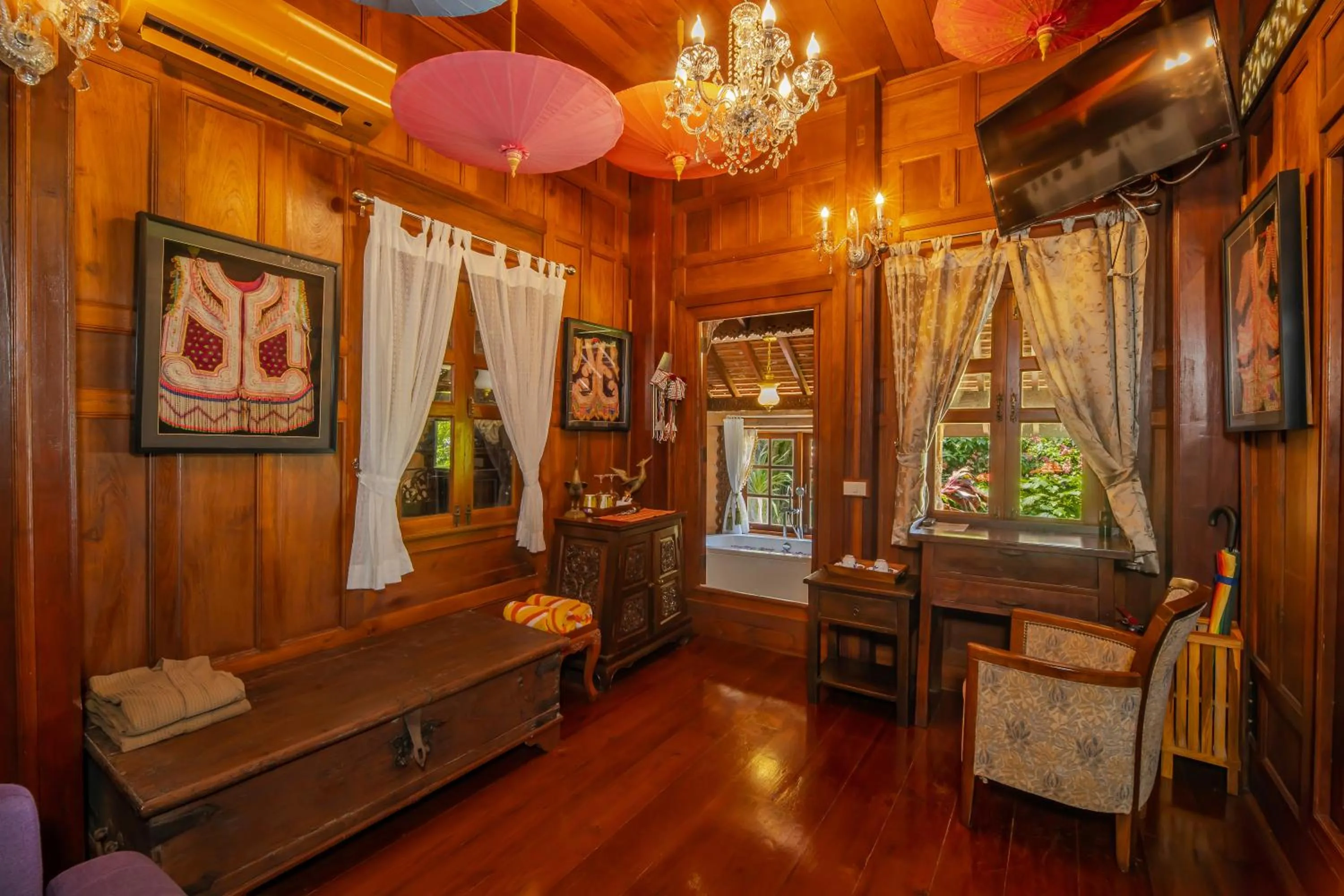 Living room in Royal Thai Villa Phuket - SHA Extra Plus