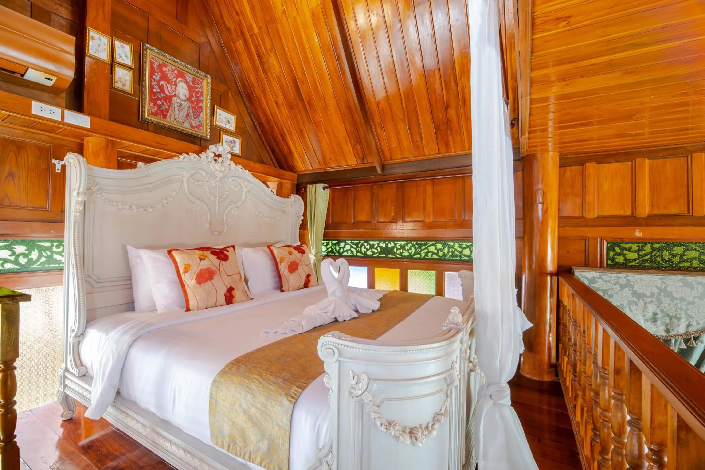 Bed in Royal Thai Villa Phuket - SHA Extra Plus