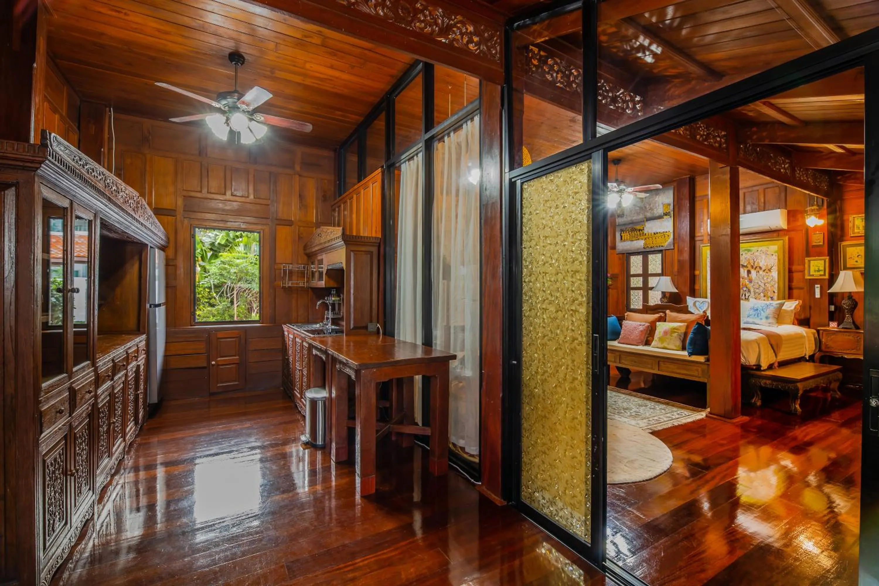 kitchen in Royal Thai Villa Phuket - SHA Extra Plus