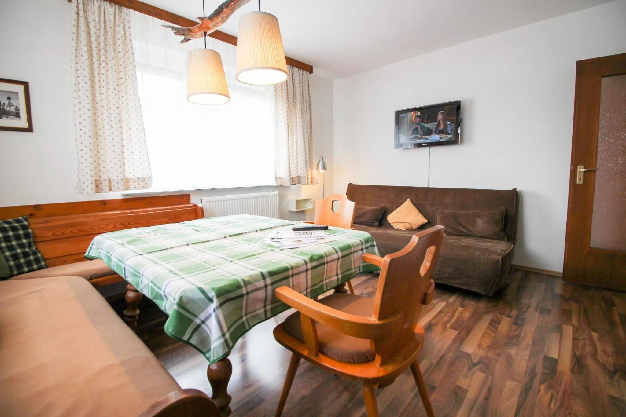 Seating area in Haus Kinspergher