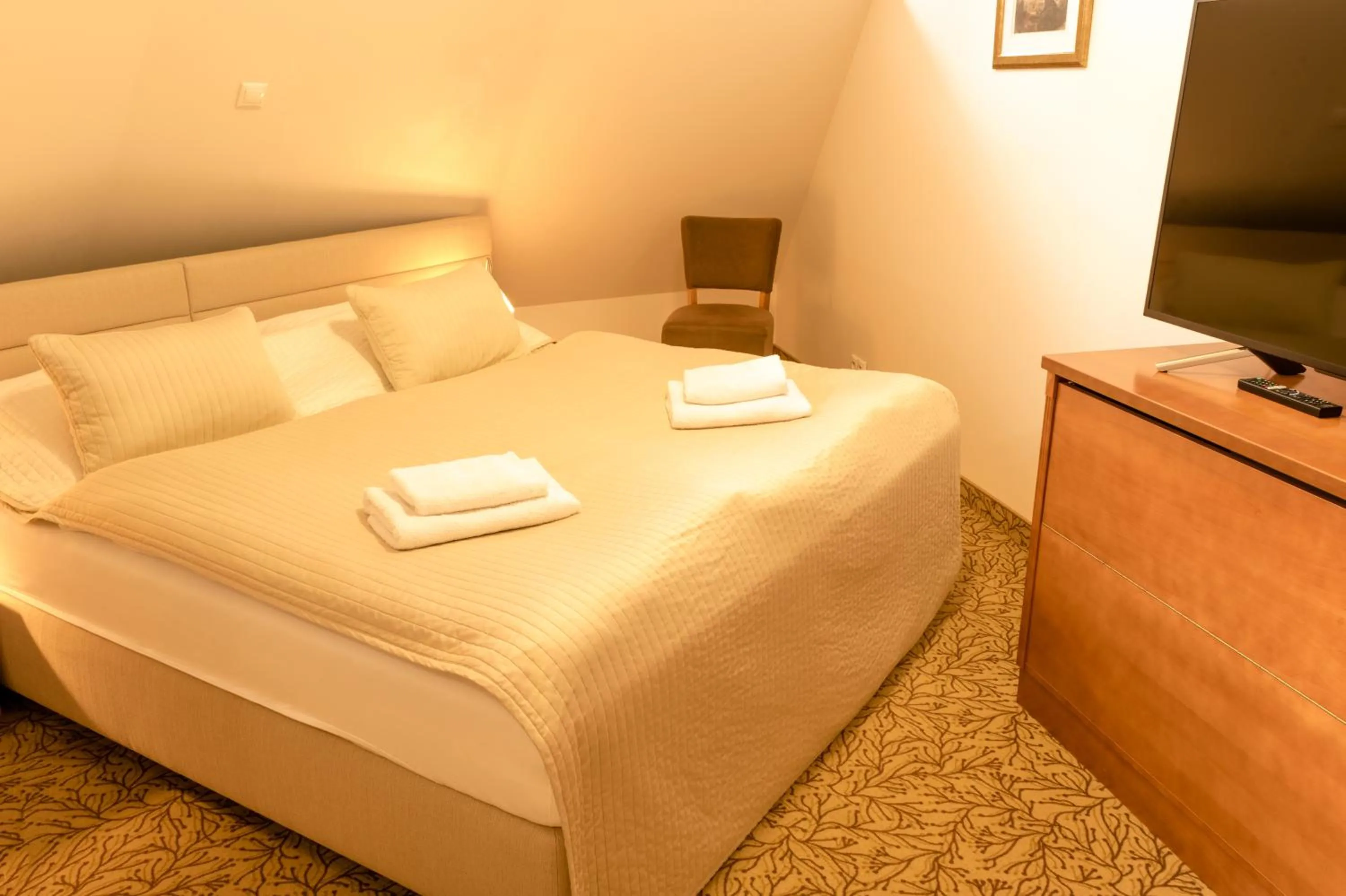 Bed in Hotel VÍTKOVA HORA