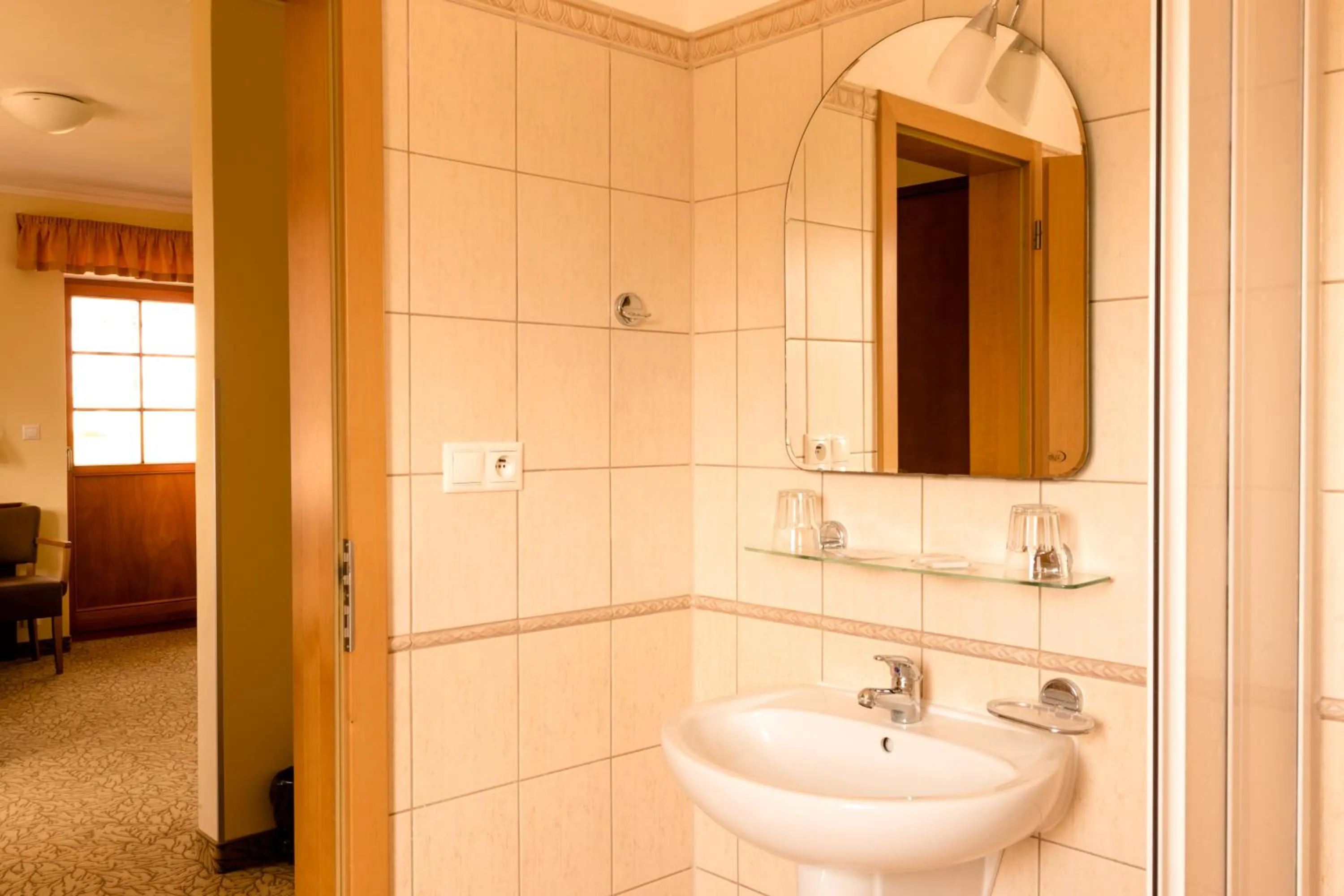 Bathroom in Hotel VÍTKOVA HORA