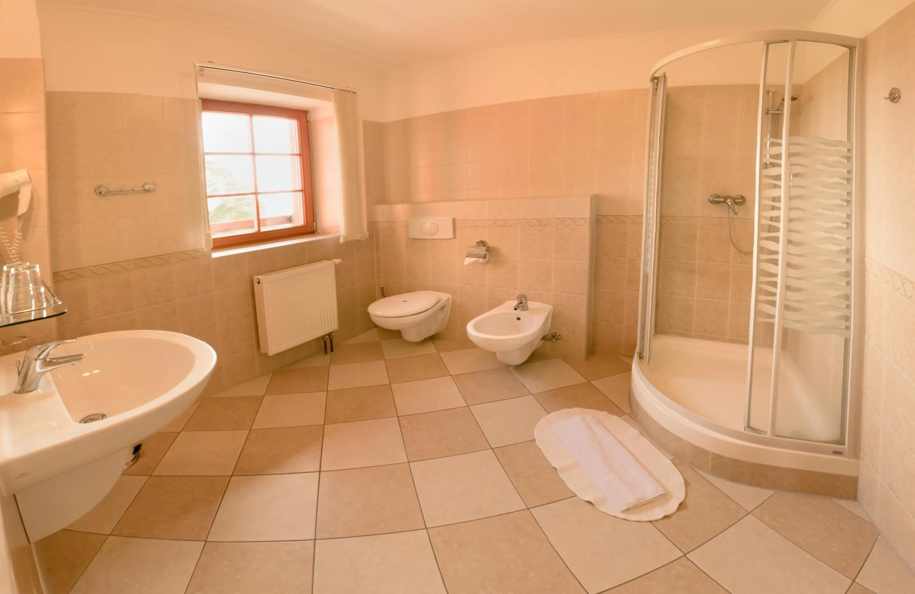 Bathroom in Hotel VÍTKOVA HORA