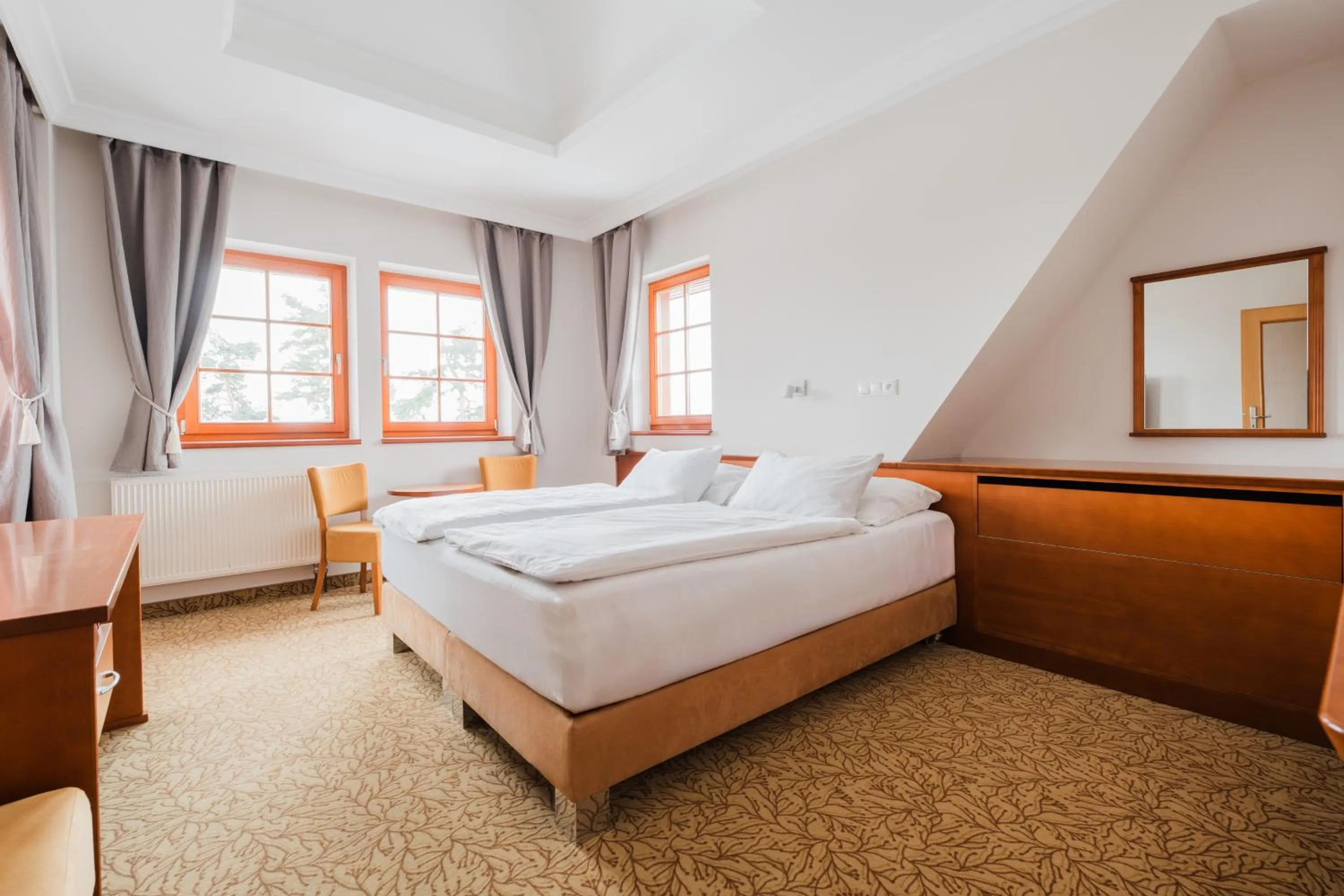 Bed in Hotel VÍTKOVA HORA