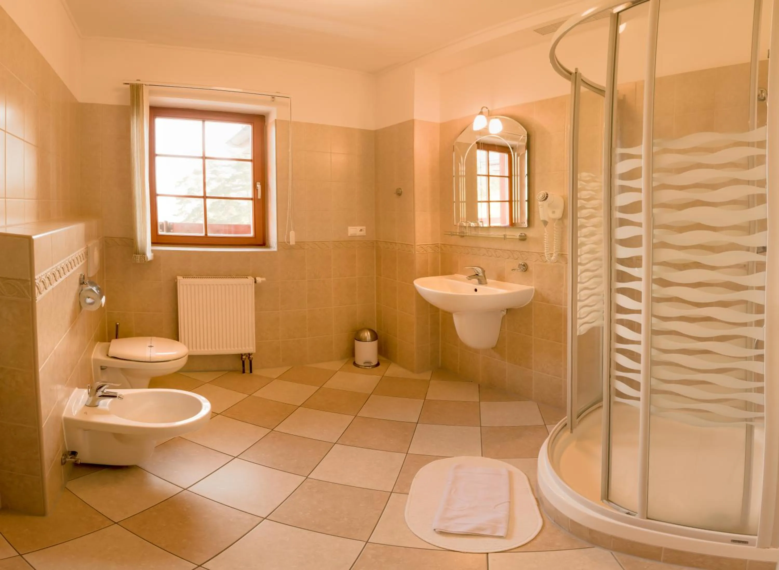 Bathroom in Hotel VÍTKOVA HORA