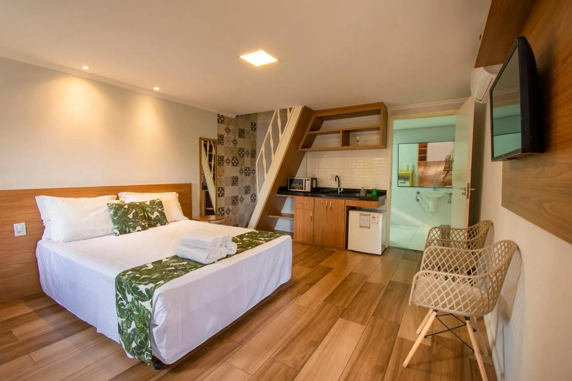 Bed in Cabana's Acqua Hotel