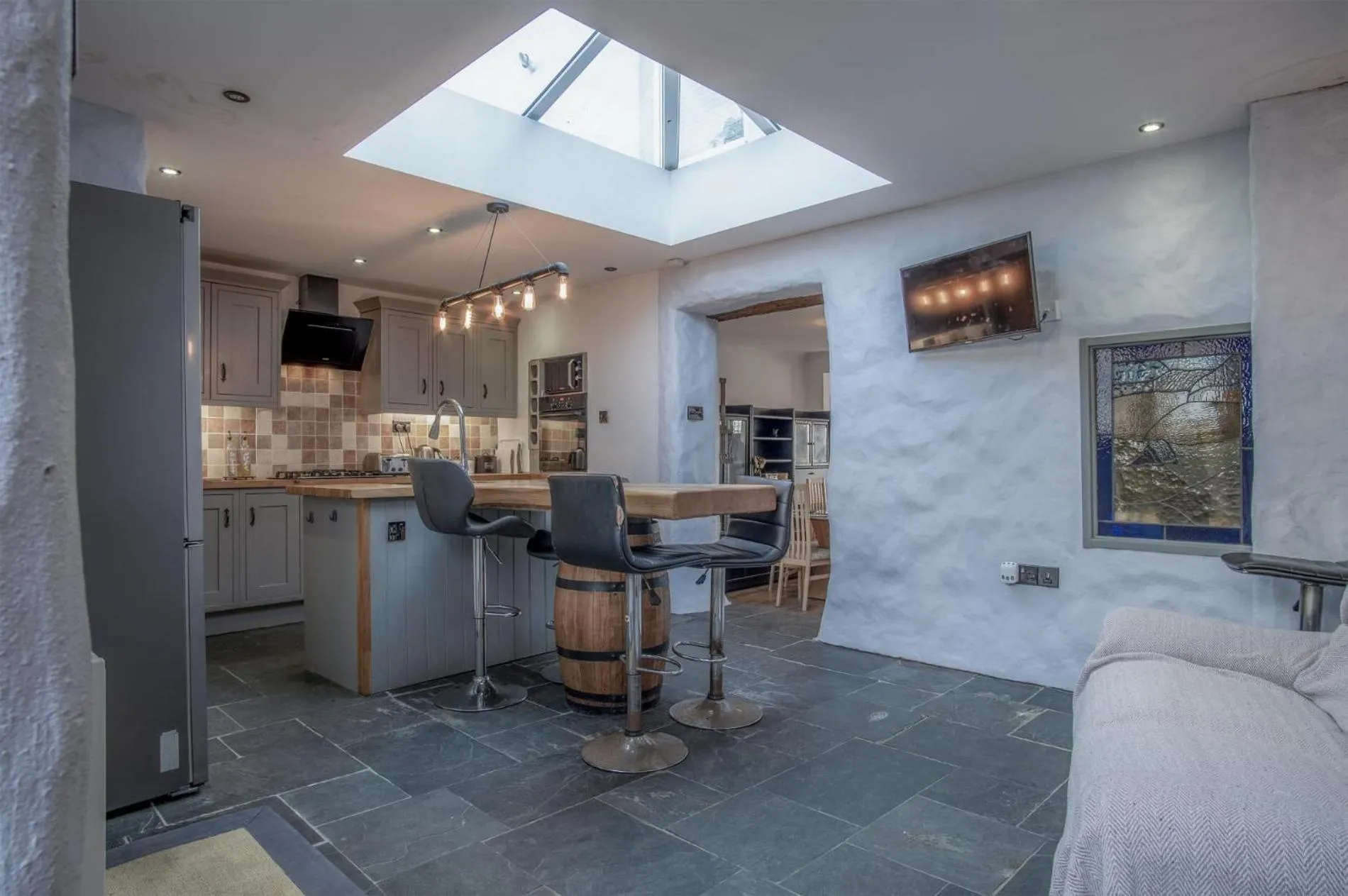 Floor plan in Cambrian Cottage - 3 Bedroom Cottage - Tenby