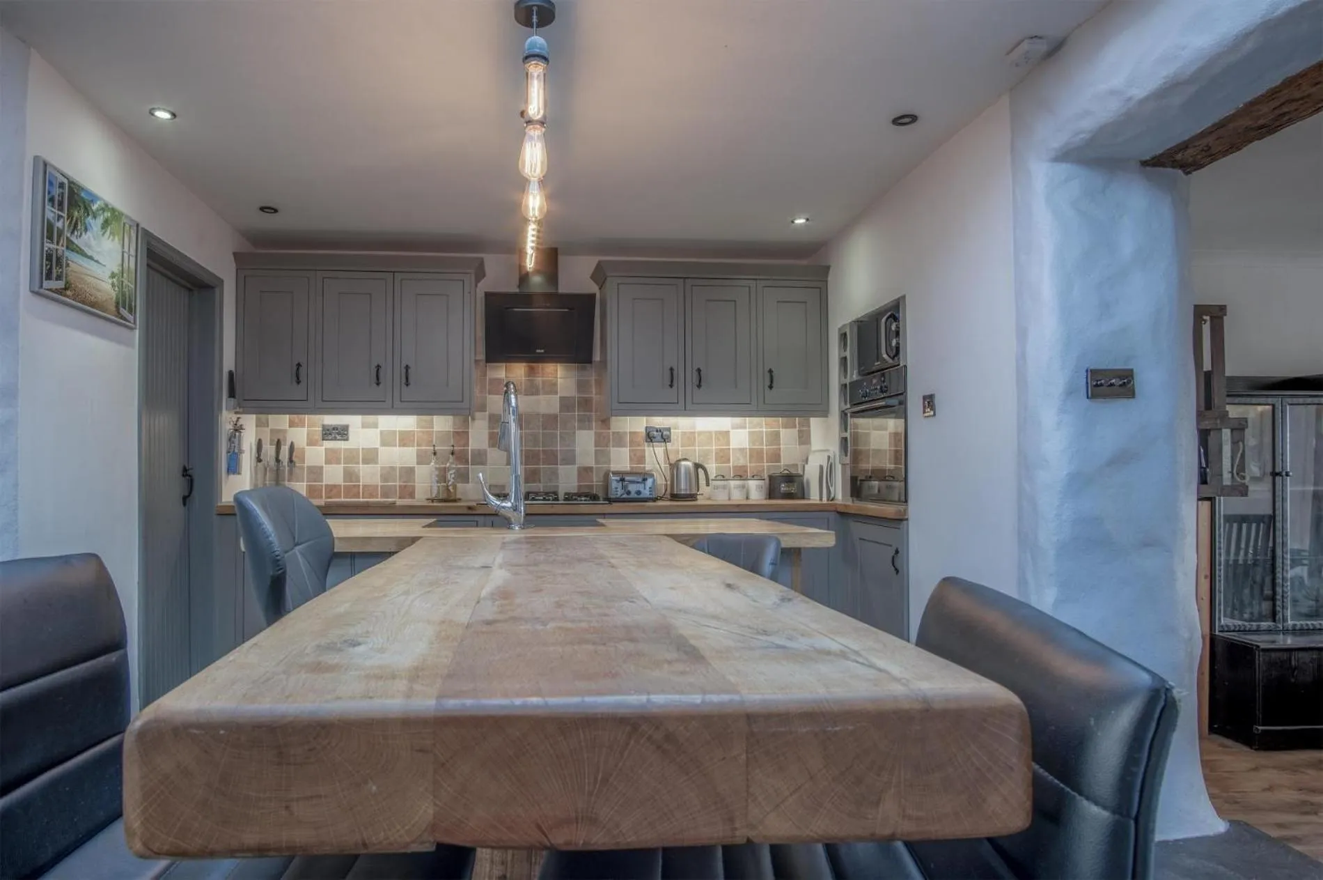 Floor plan in Cambrian Cottage - 3 Bedroom Cottage - Tenby