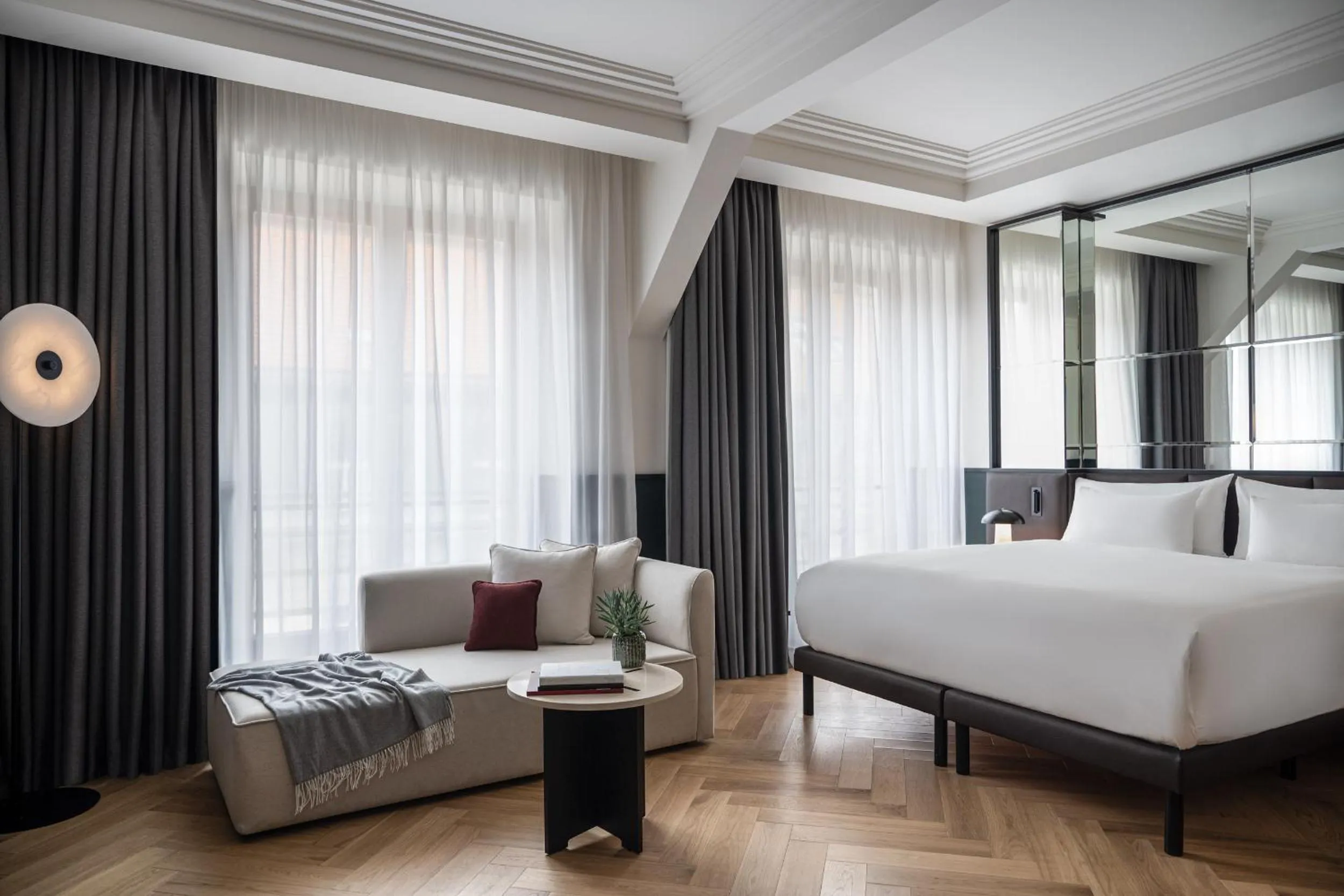 Bedroom, Bed in Almanac X Alcron Prague