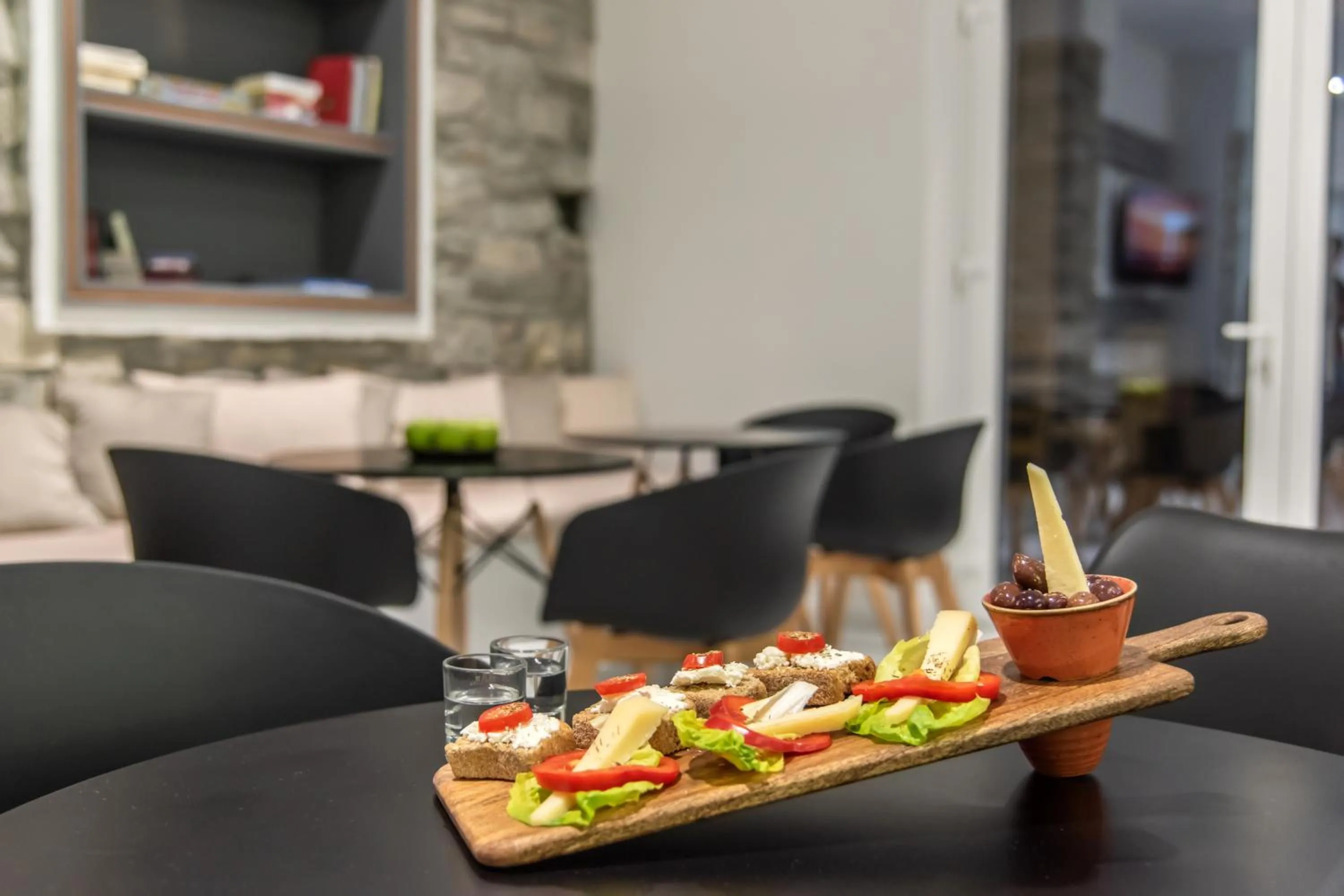 Food close-up in Byzantio City Hotel