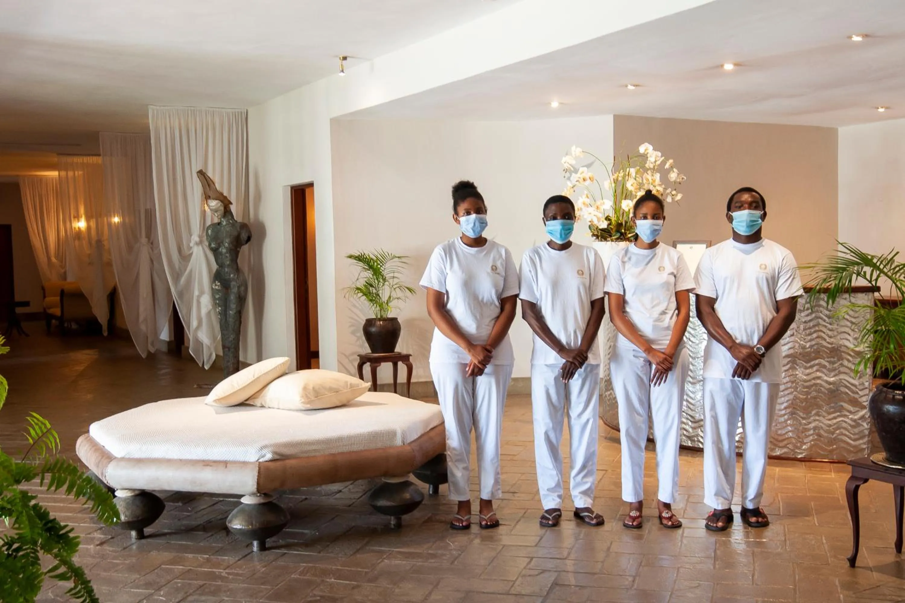 Staff in Billionaire Resort & Retreat Malindi