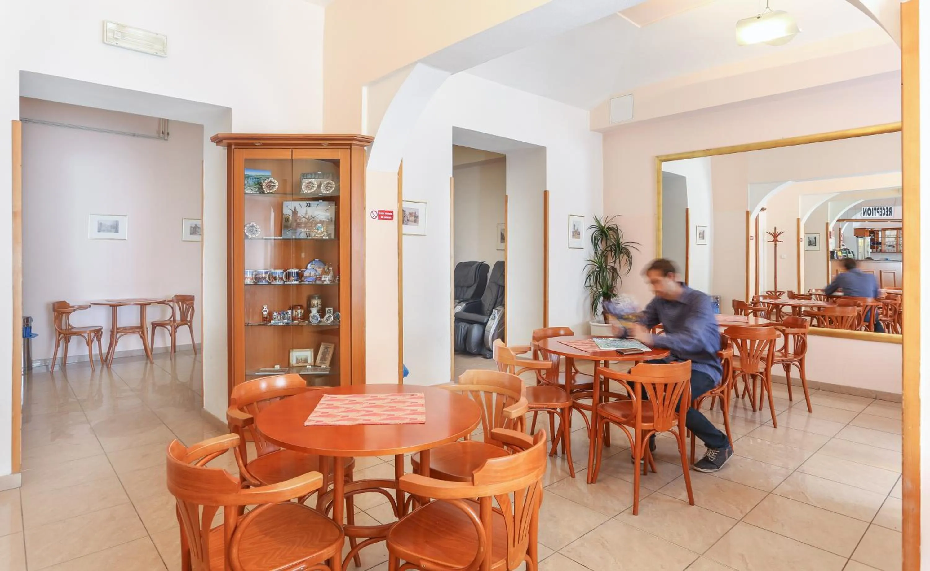 Lobby or reception in City Club Prague