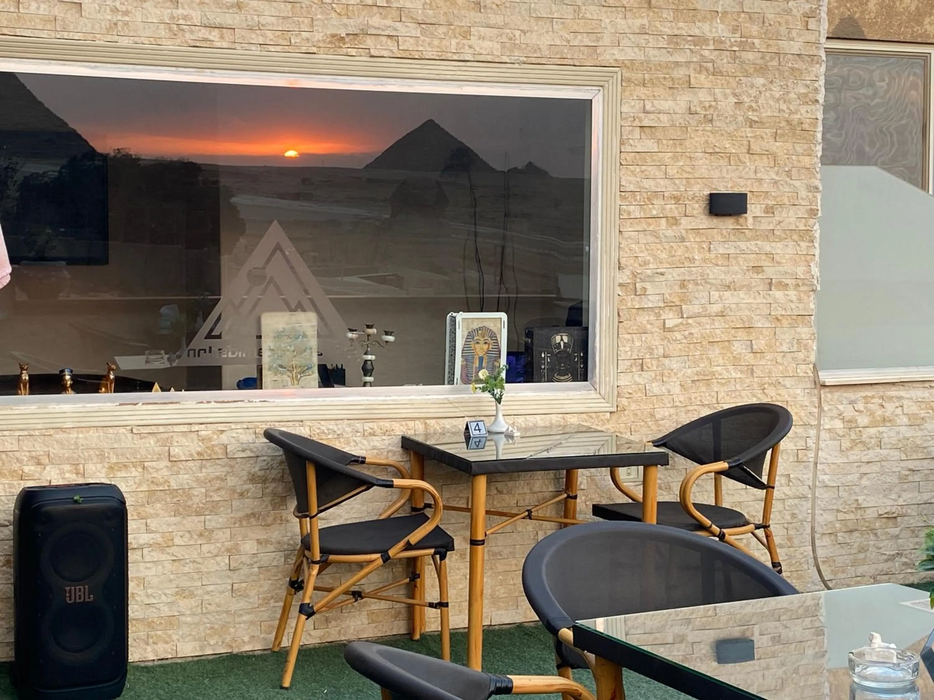 Dining area in Seven Pyramids View Inn