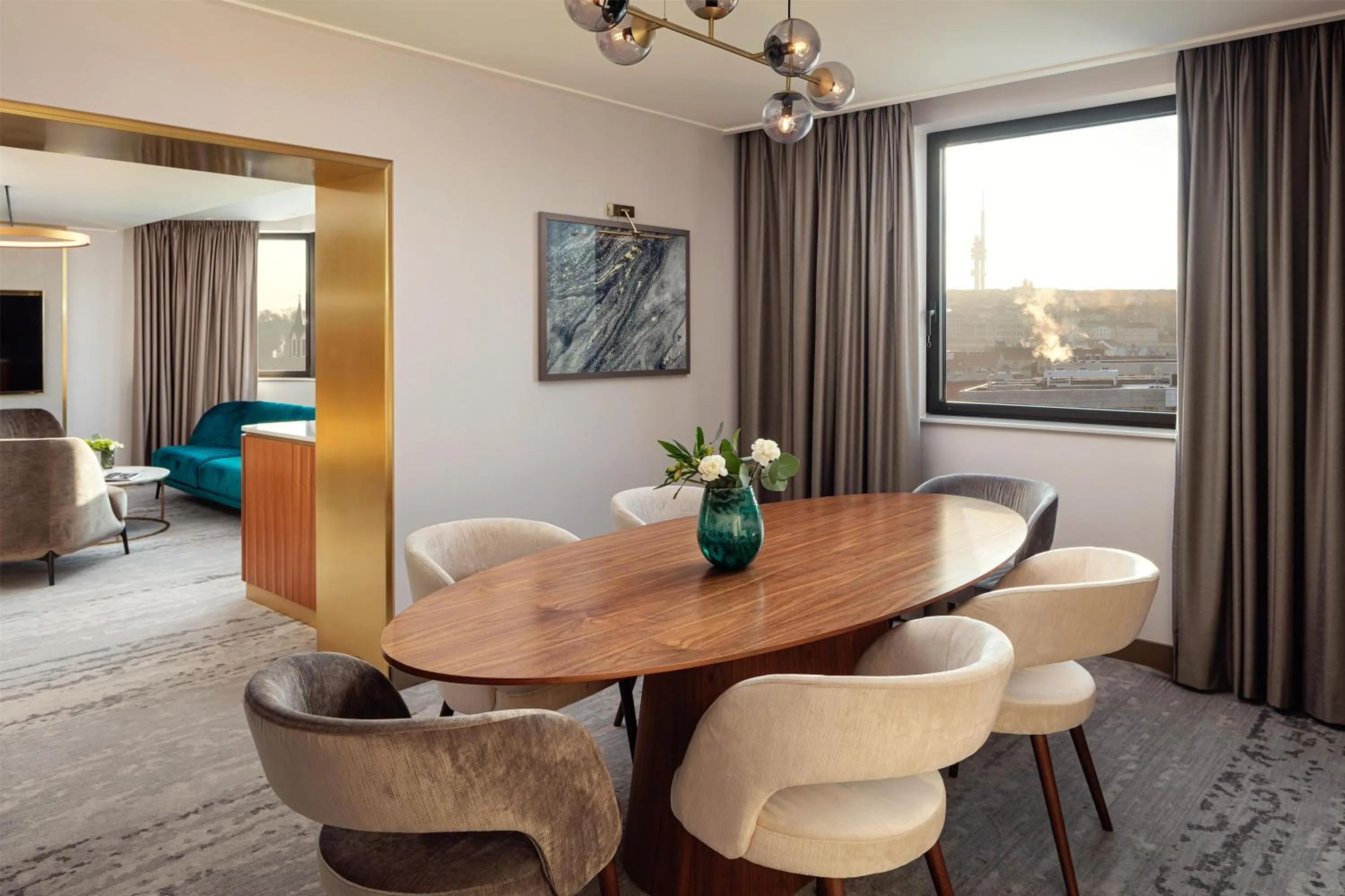 Living room in Hilton Prague Atrium