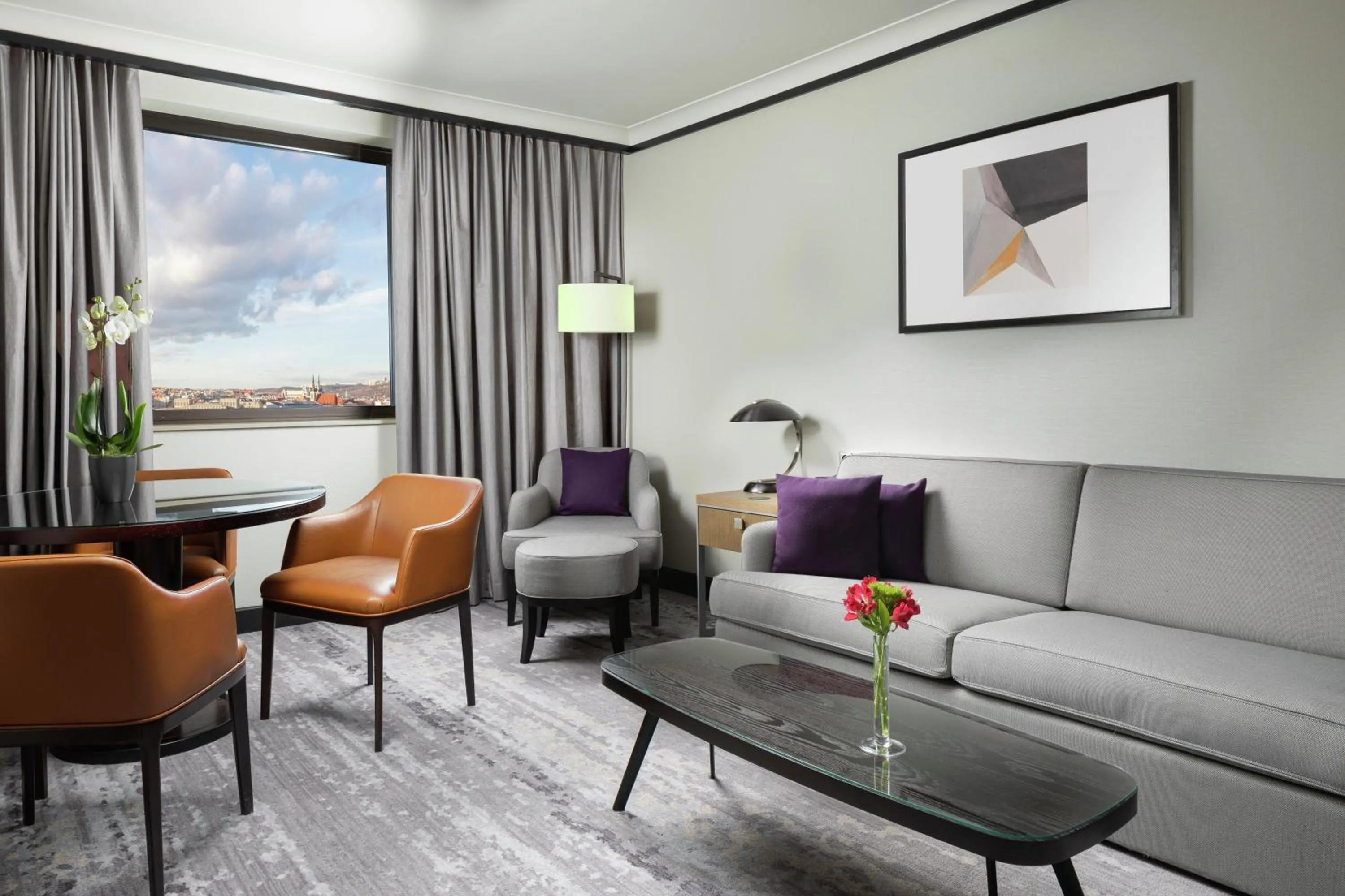 Living room in Hilton Prague Atrium