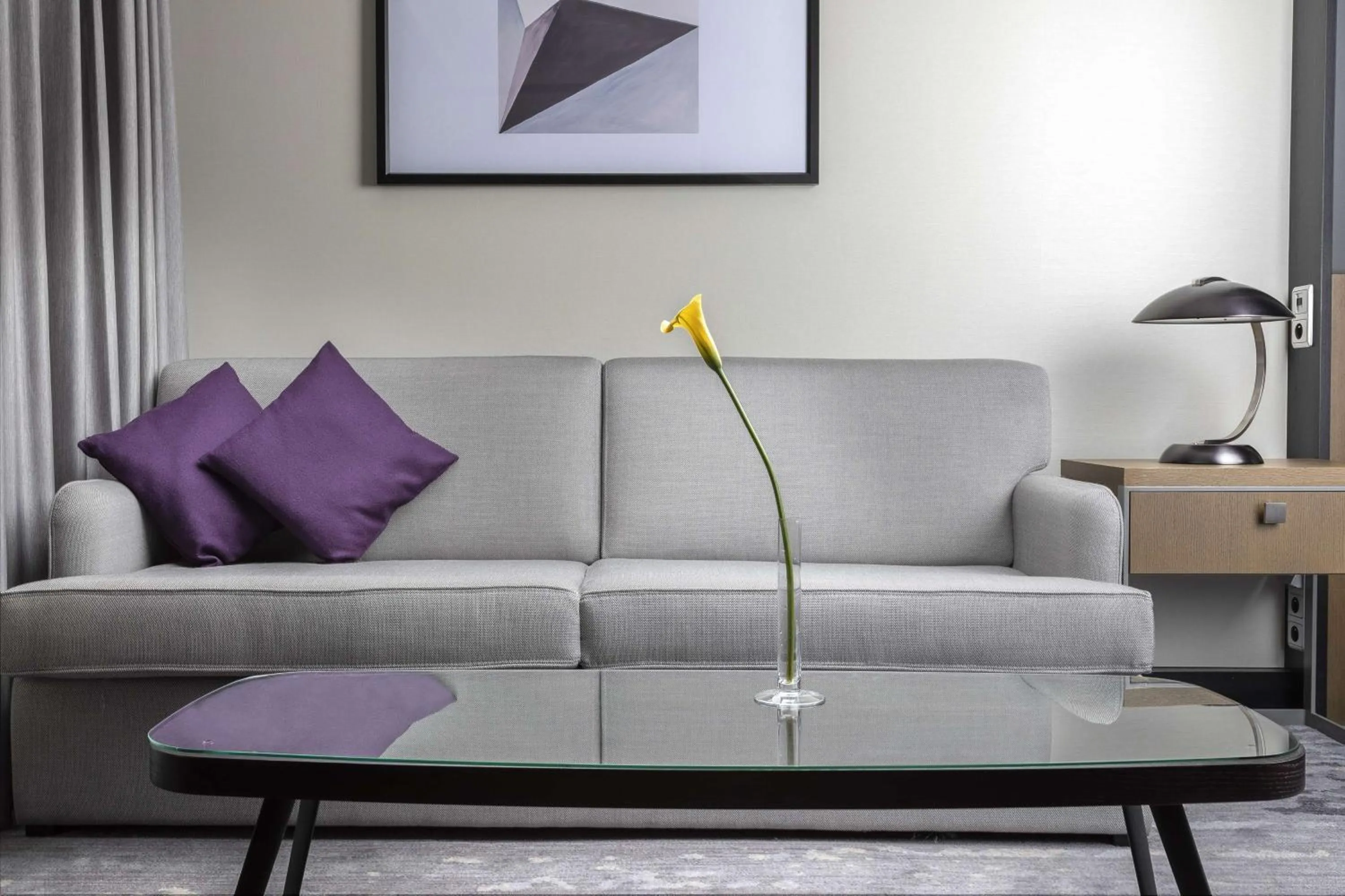 Living room in Hilton Prague Hotel