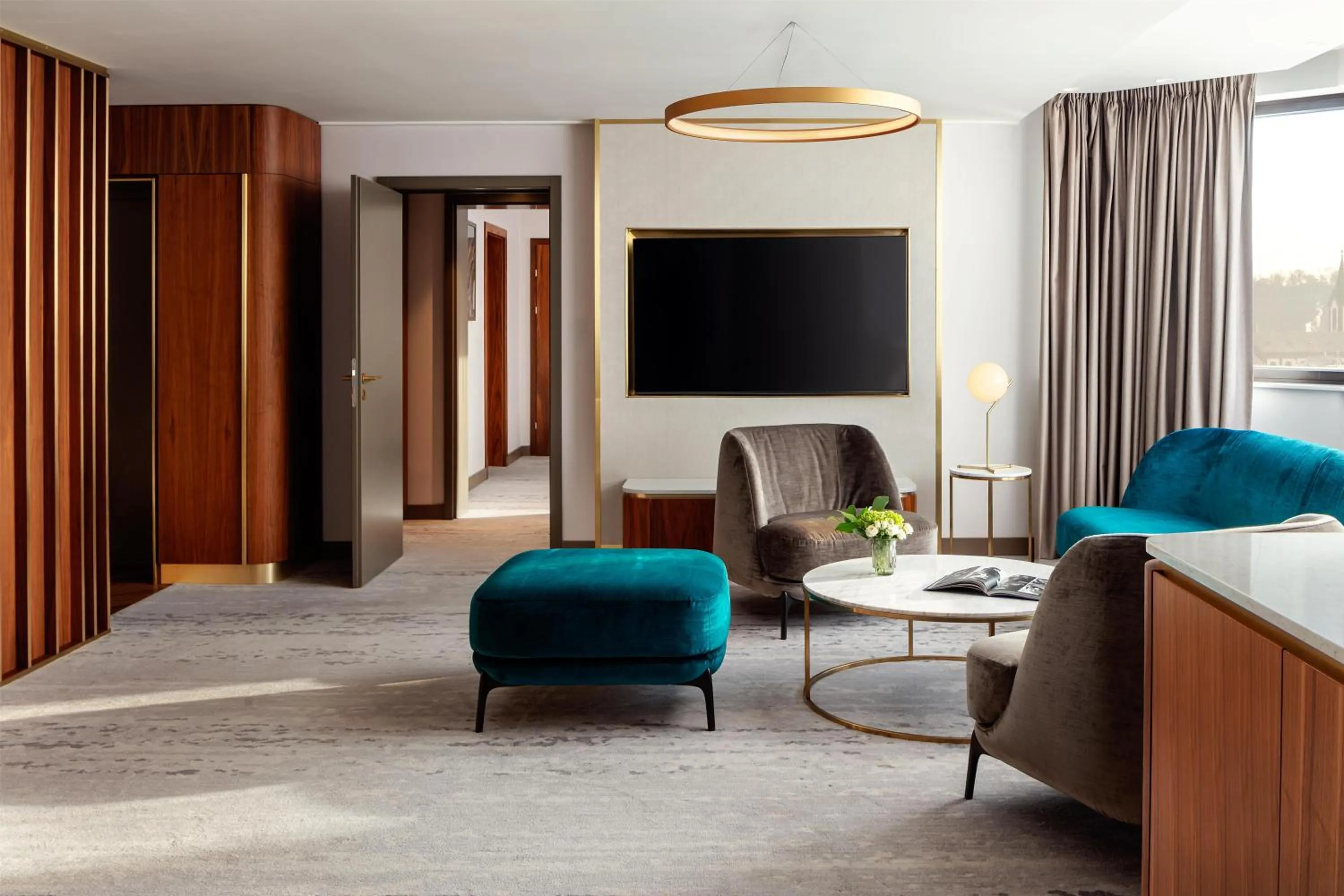 Living room in Hilton Prague Atrium