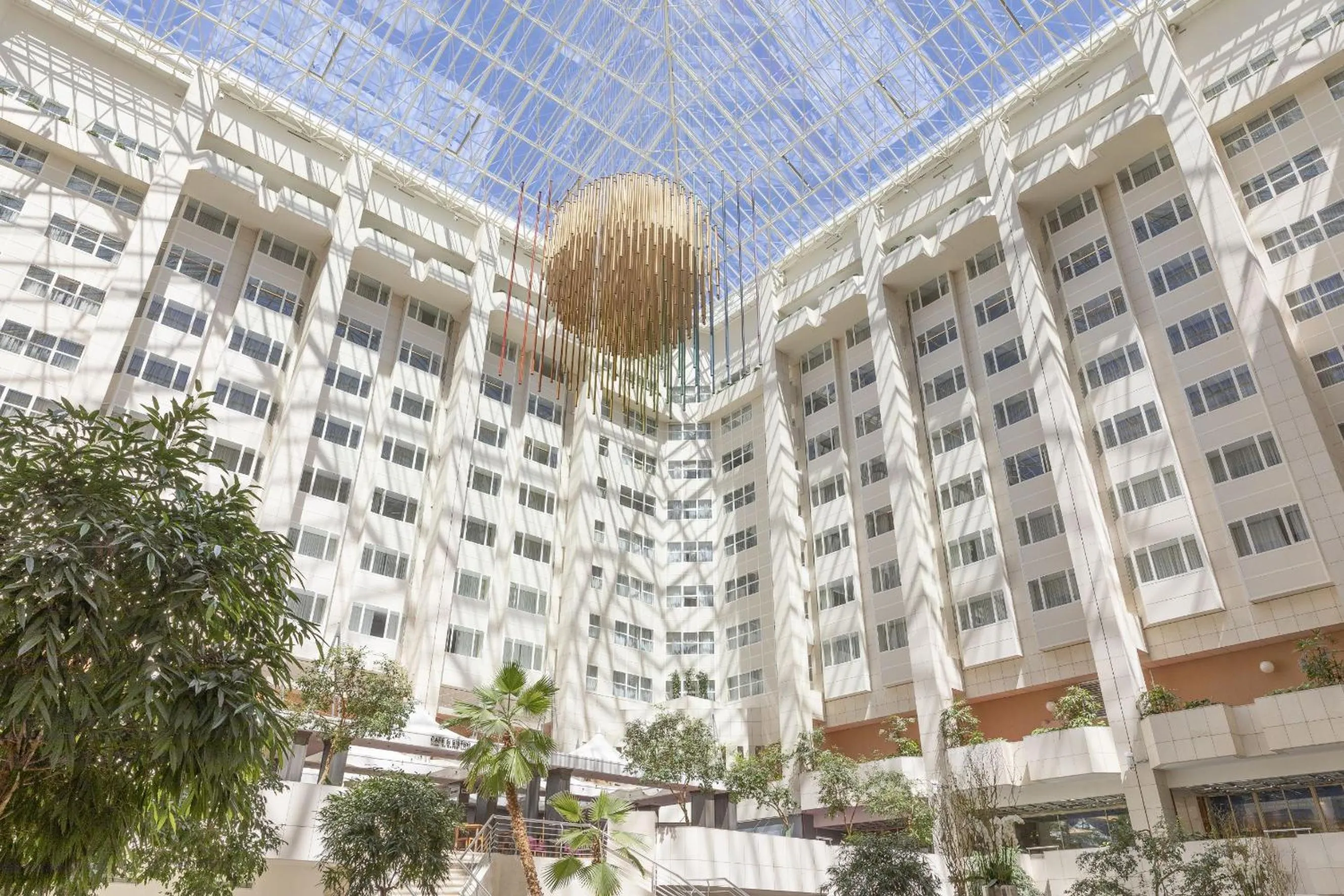 Lobby or reception in Hilton Prague Hotel