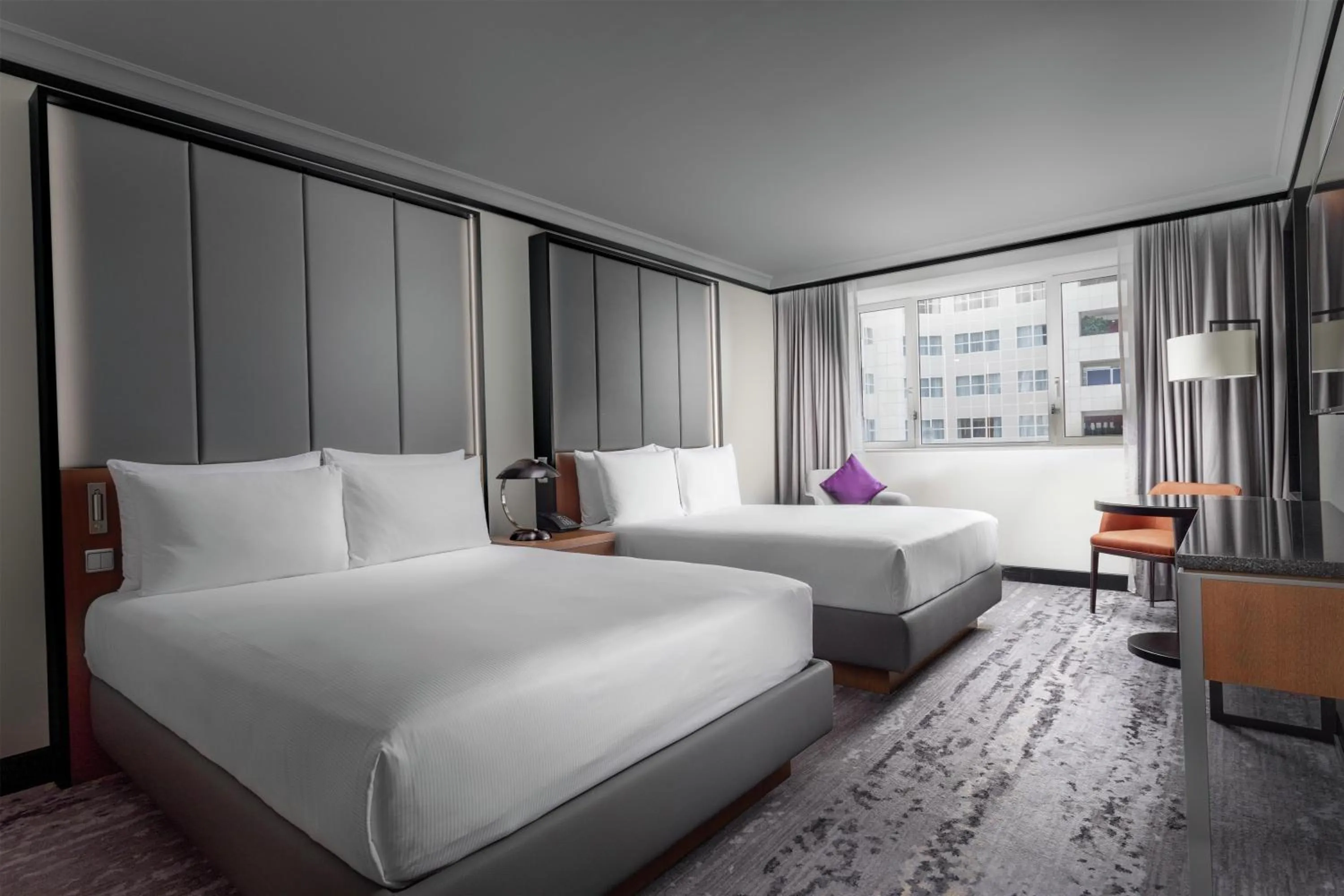 Bed in Hilton Prague Atrium