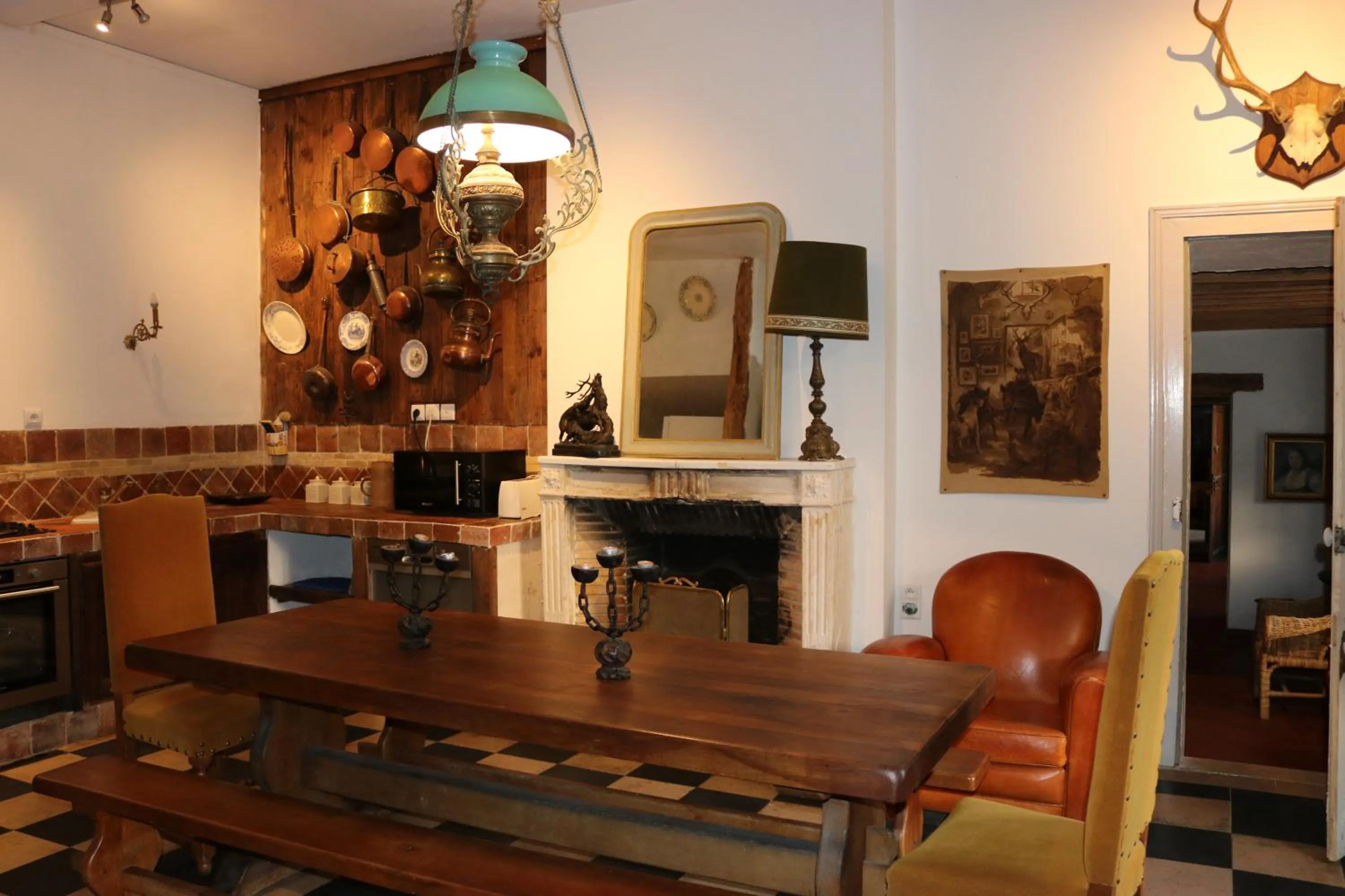 Seating area in Maison d'hôtes Moulin du Bas Pesé