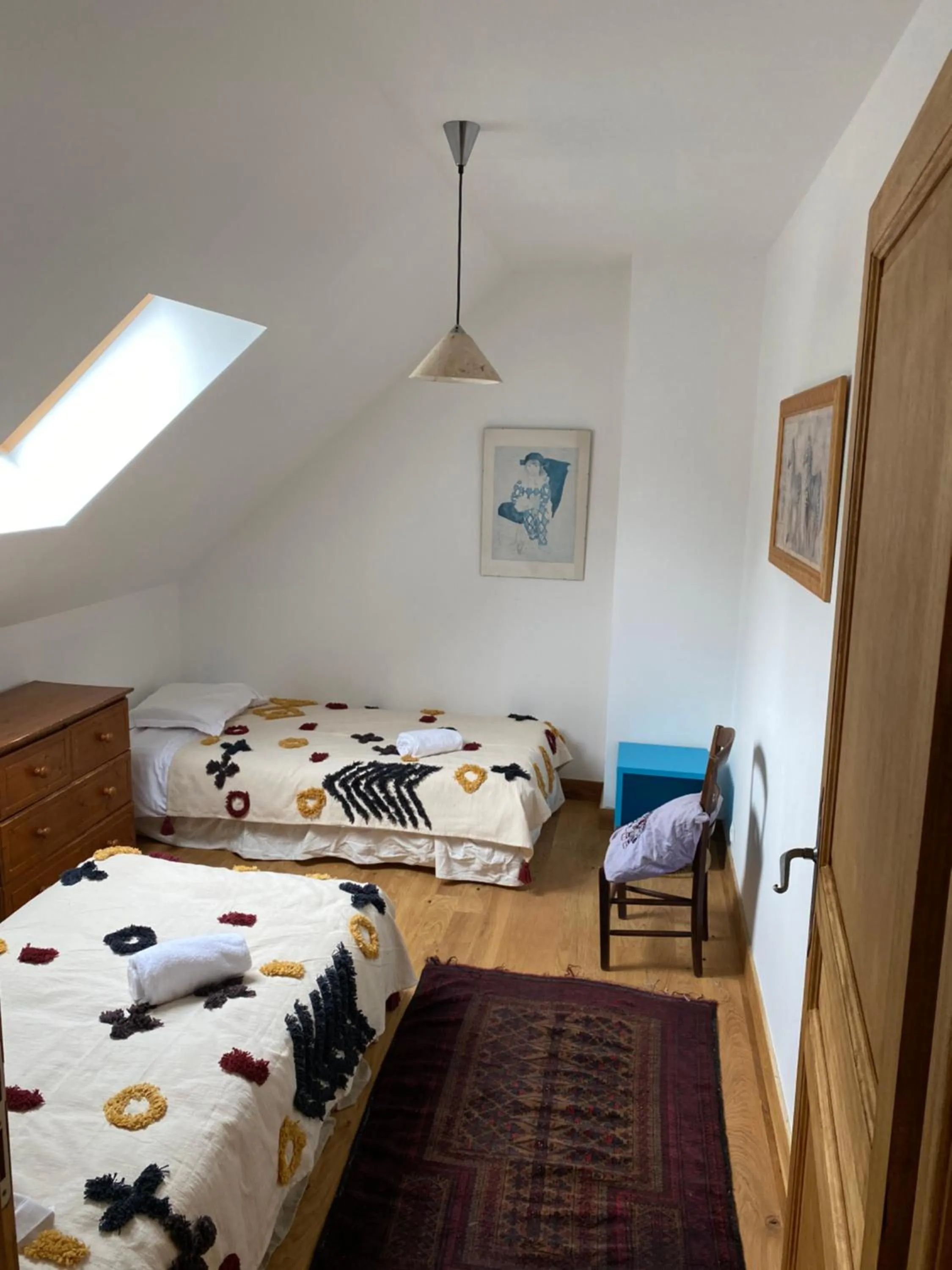 Bed in Maison d'hôtes Moulin du Bas Pesé