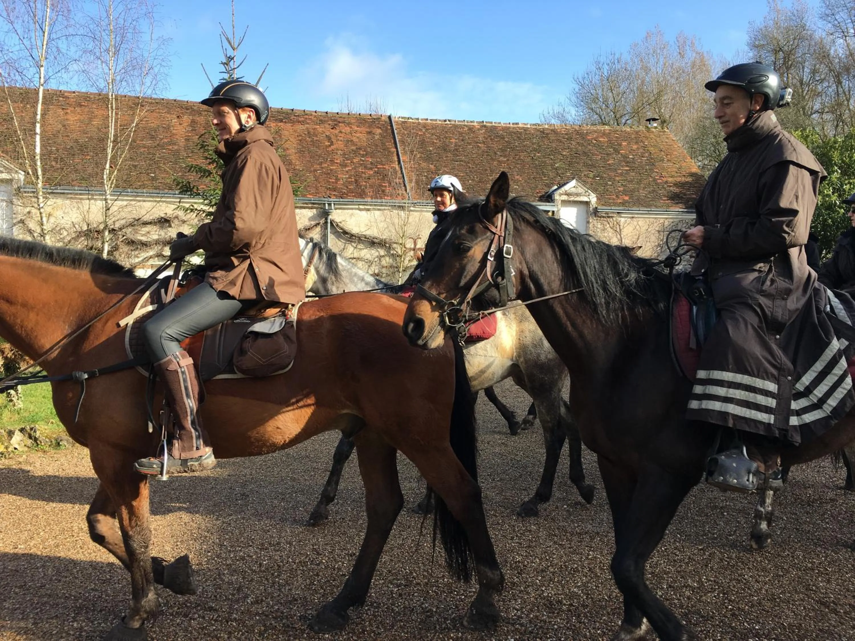 Horse-riding in Maison d'hôtes Moulin du Bas Pesé