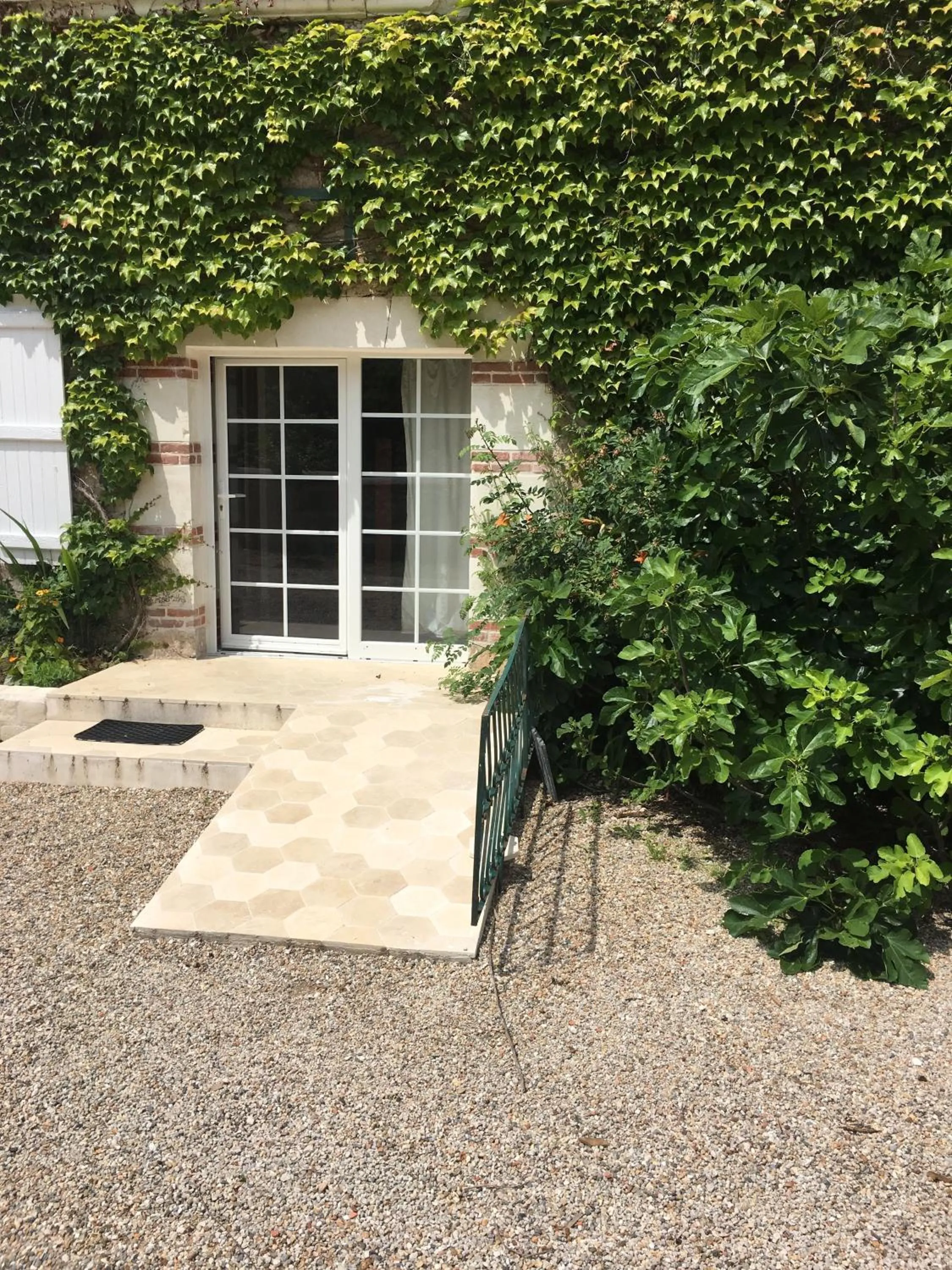 Patio in Maison d'hôtes Moulin du Bas Pesé