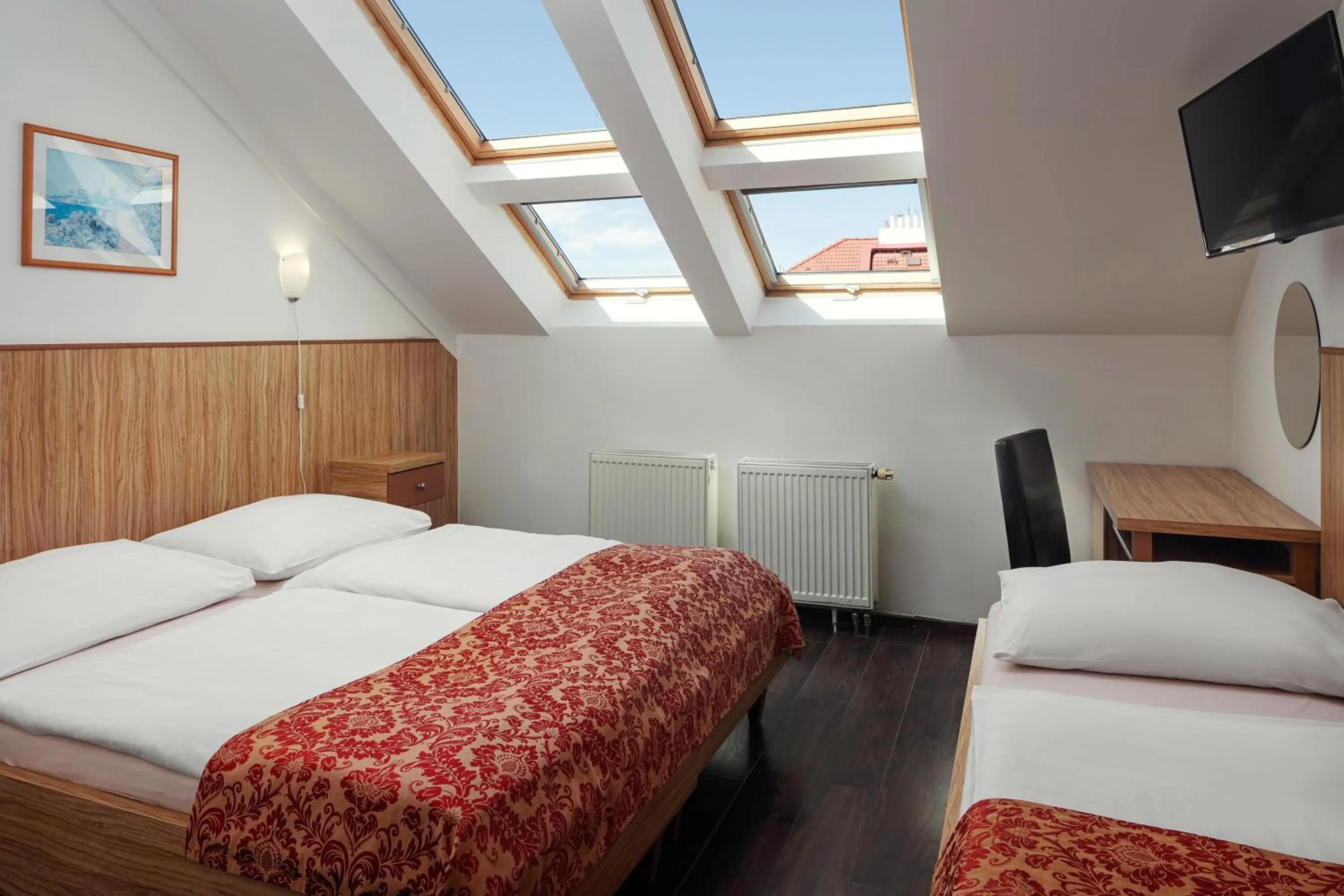 Bed in Hotel Superior Prague