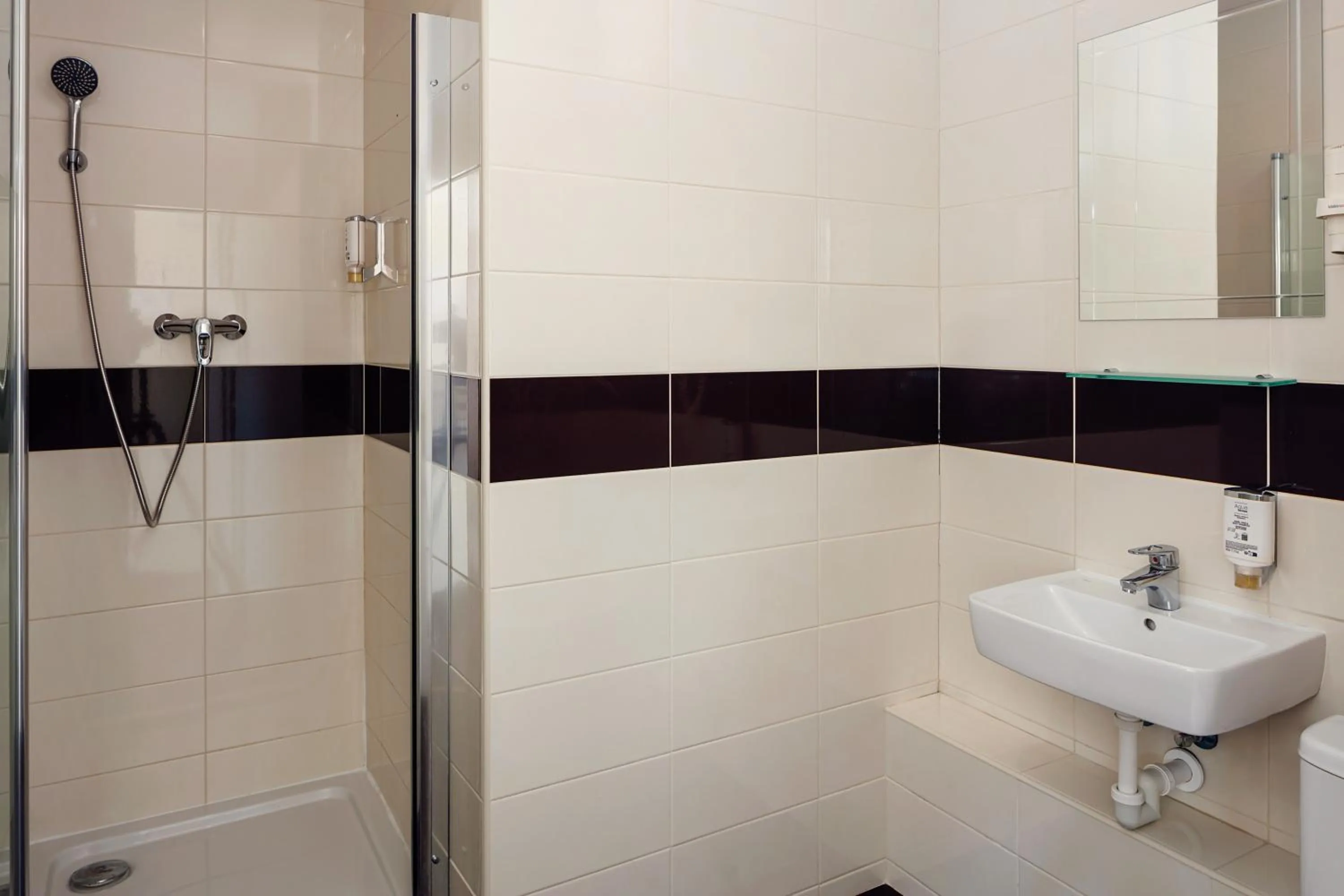 Shower in Hotel Superior Prague