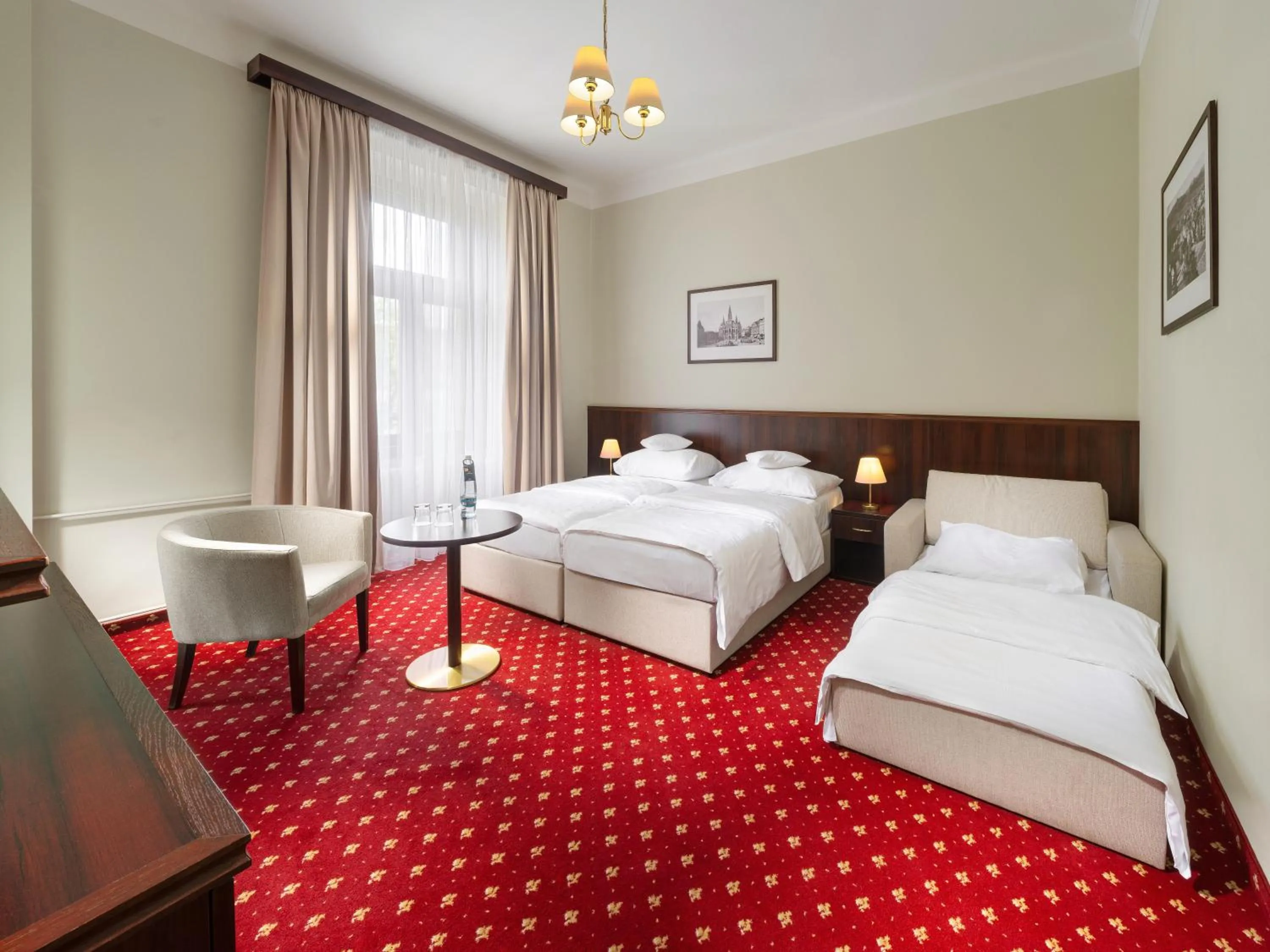 Bedroom, Bed in Clarion Grandhotel Zlaty Lev